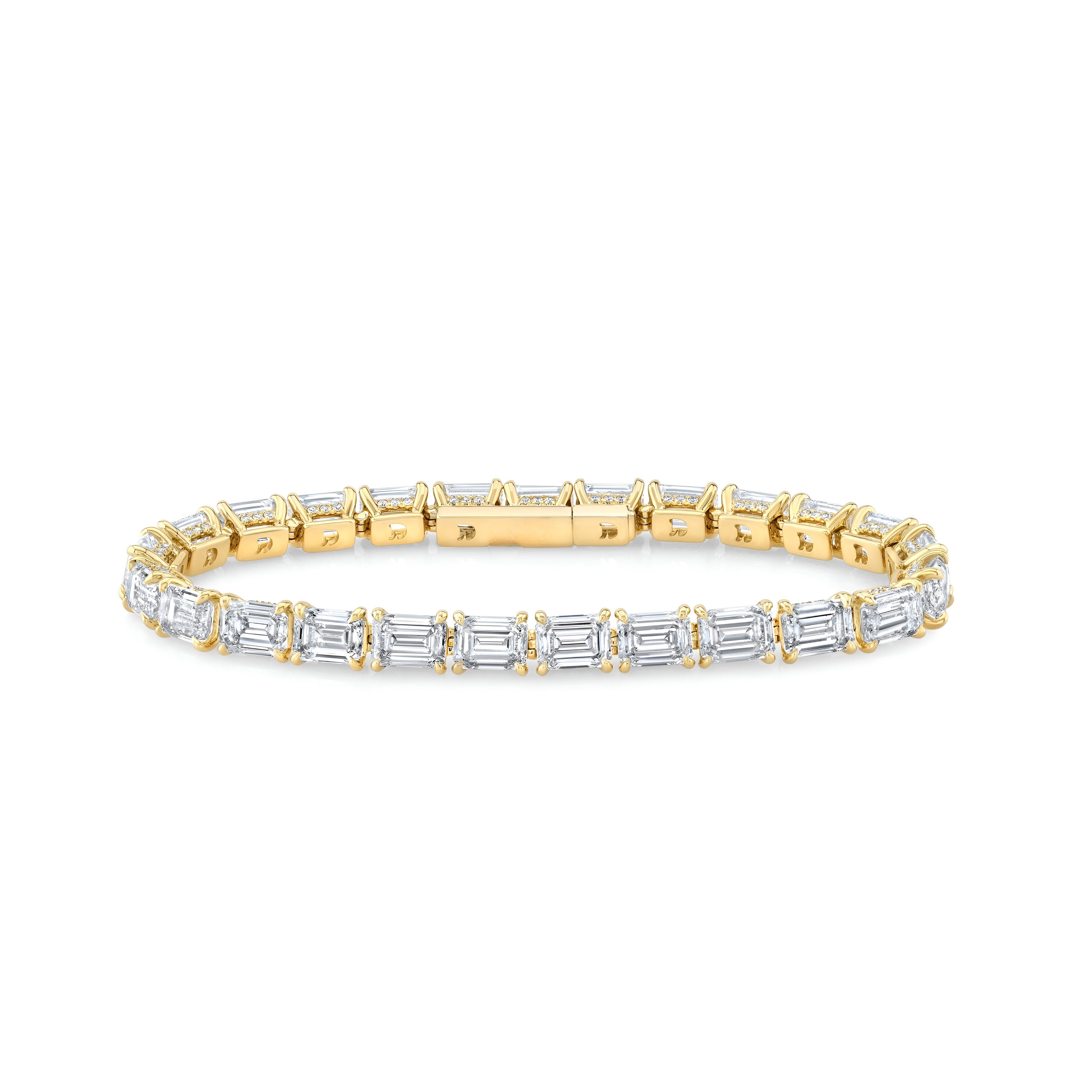 Emerald Cut Tennis Bracelet.