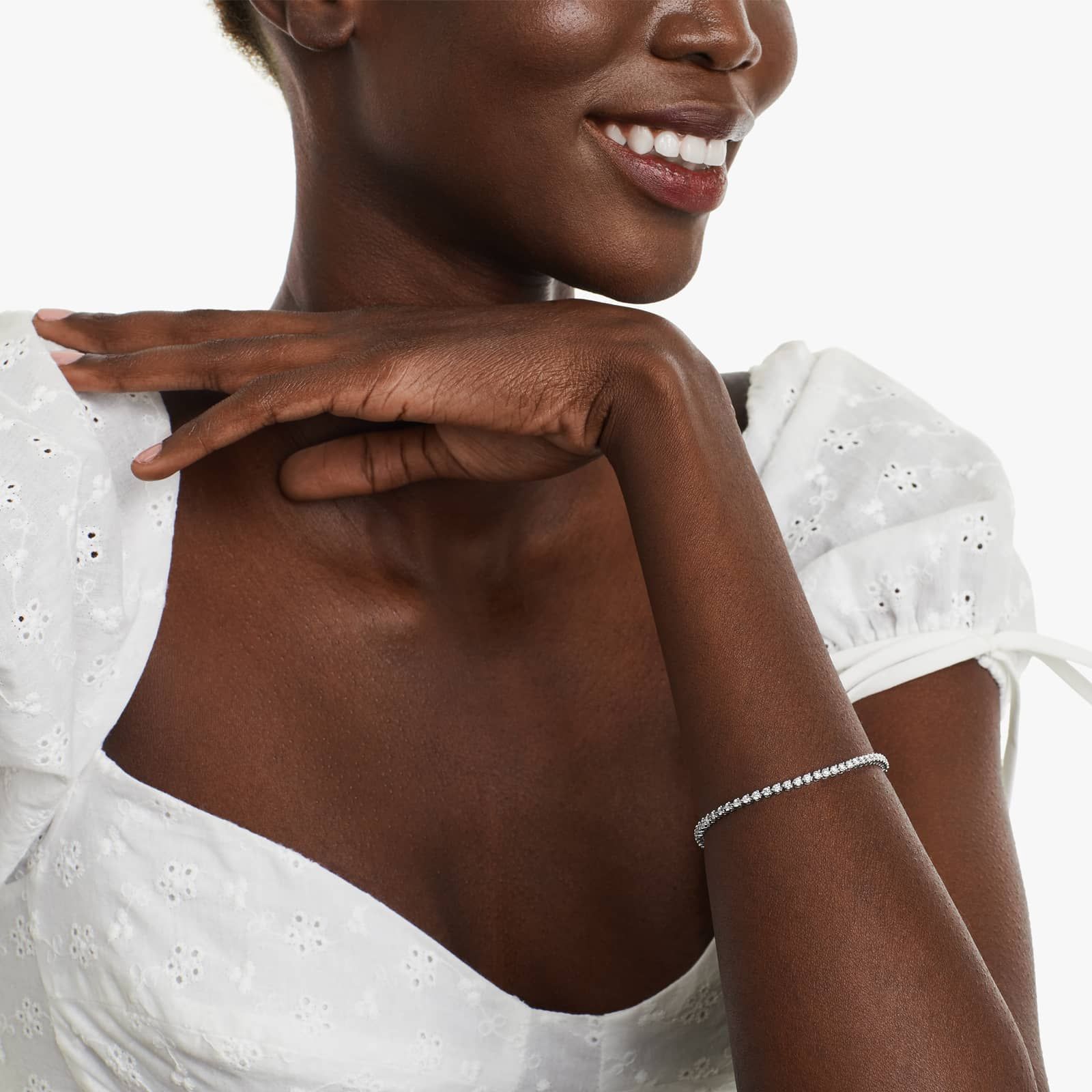 2.00 Ct Three Prong Diamond Tennis Bracelet