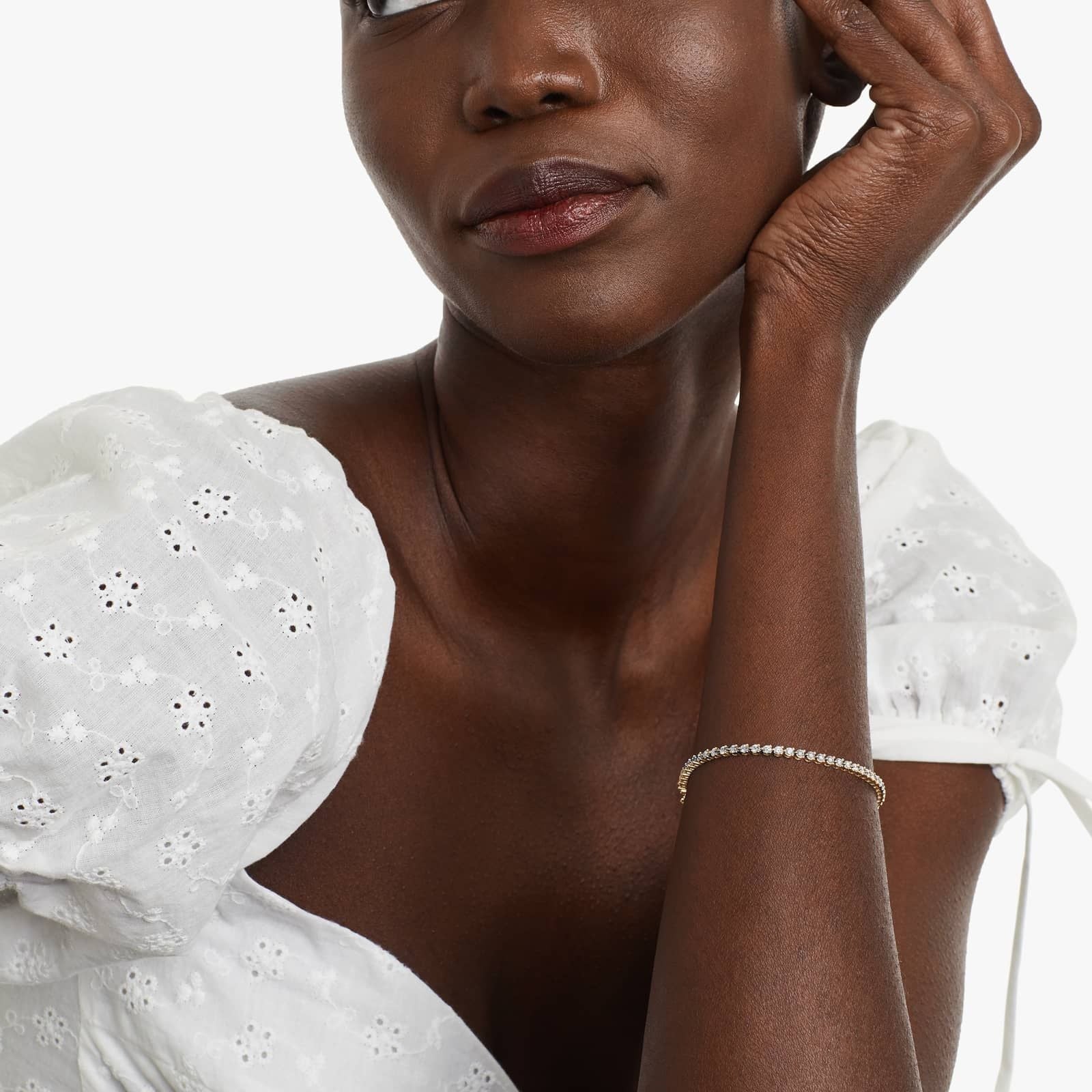 2.00 Ct Three Prong Diamond Tennis Bracelet