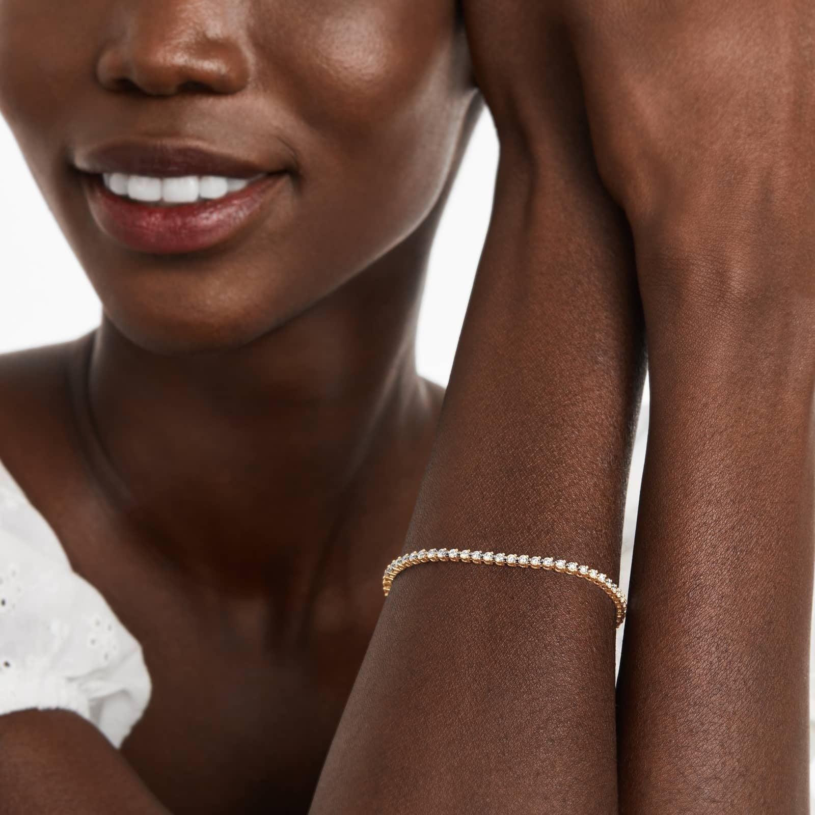 2.00 Ct Three Prong Diamond Tennis Bracelet