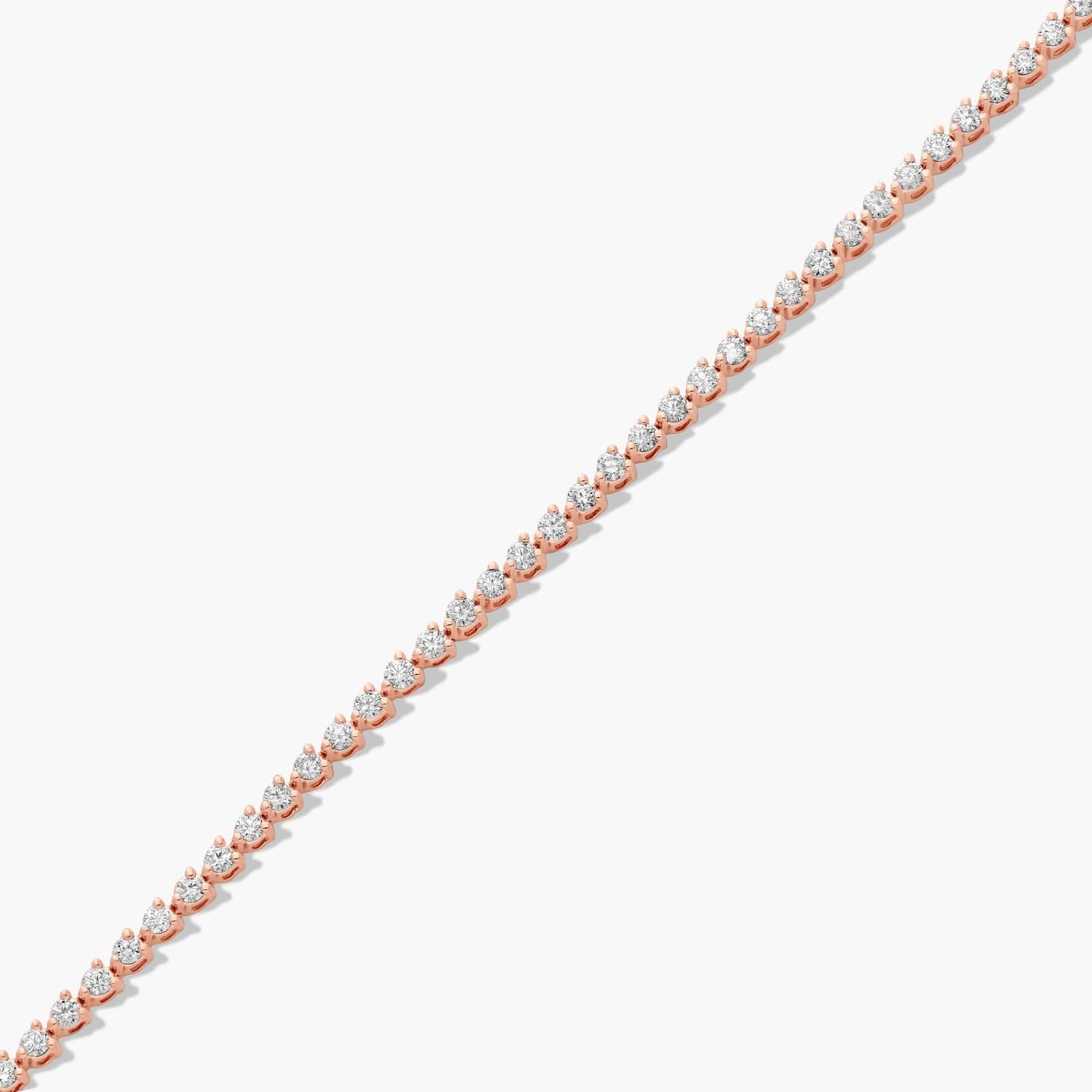 2.00 Ct Three Prong Diamond Tennis Bracelet