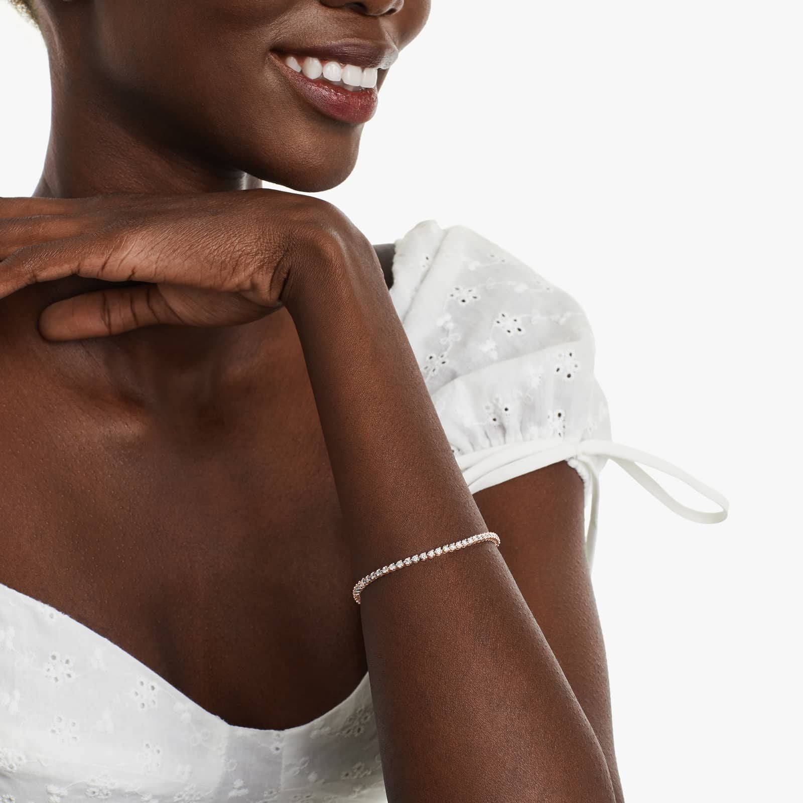 2.00 Ct Three Prong Diamond Tennis Bracelet