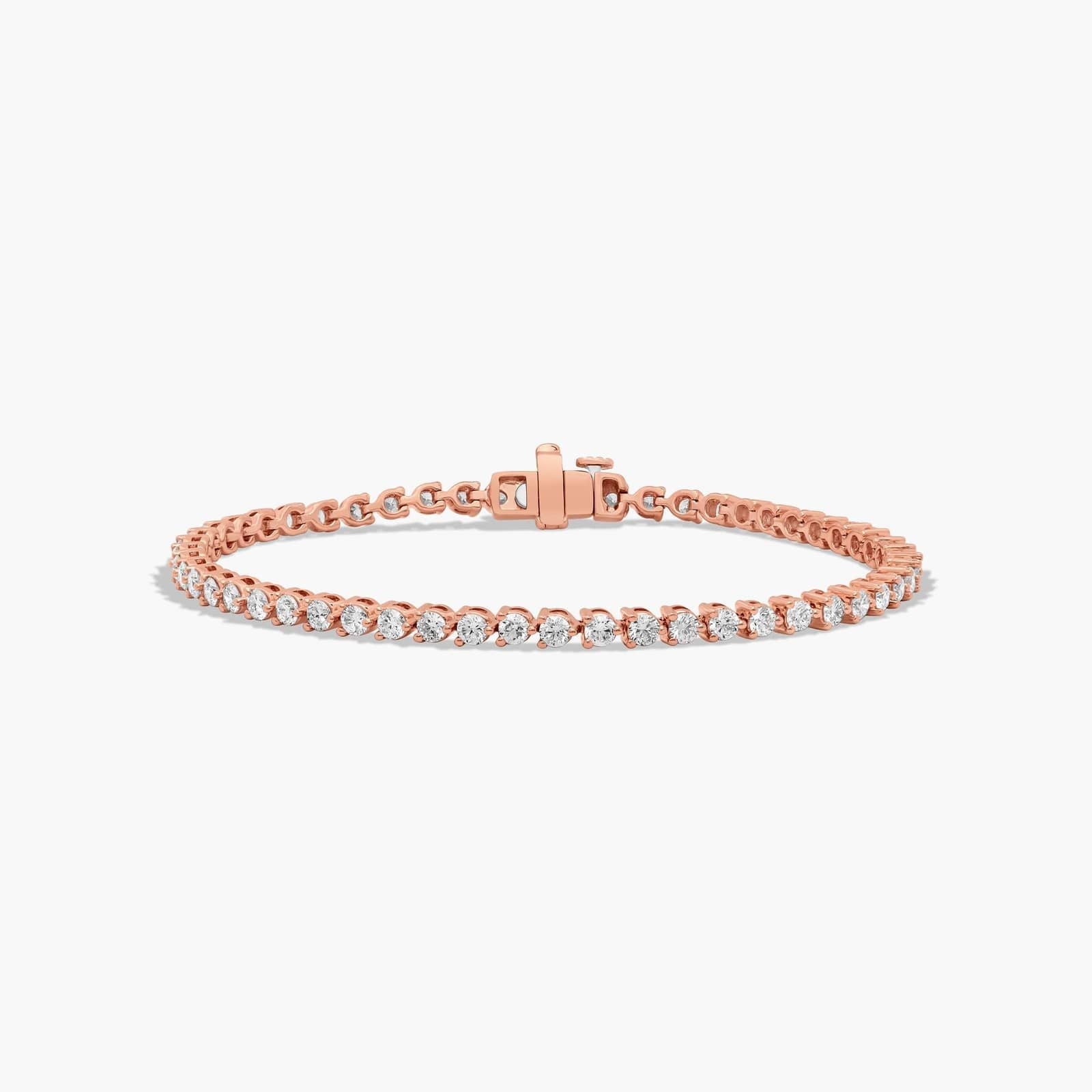3.00 Ct Three Prong Diamond Tennis Bracelet