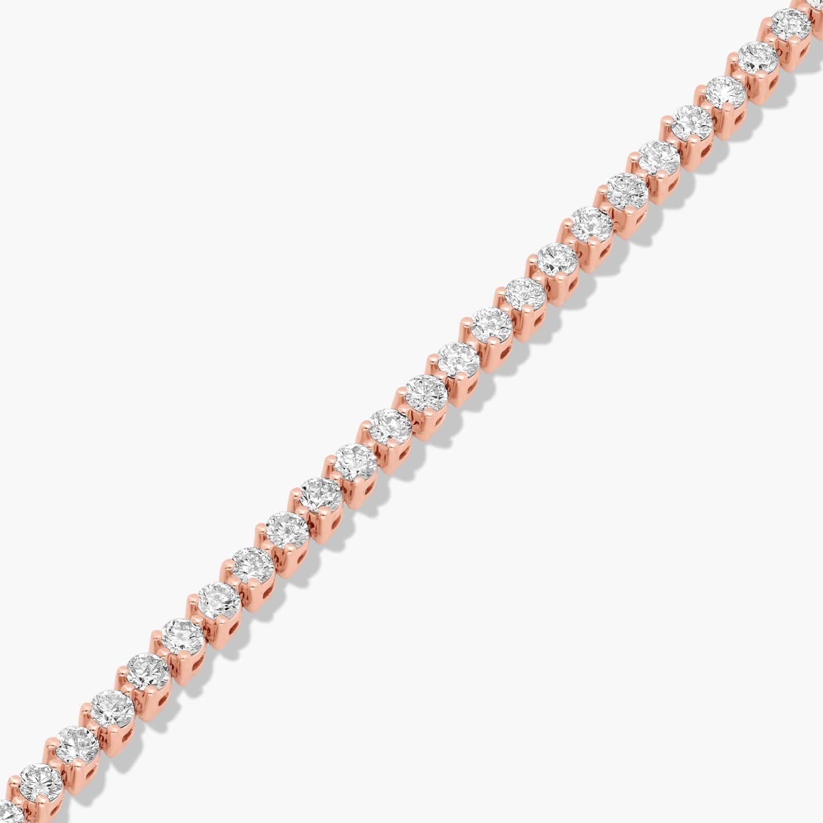 3.00 Ct Three Prong Diamond Tennis Bracelet