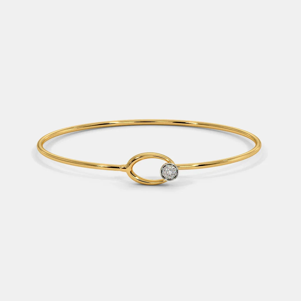 The Ilsa Pave Toggle Bangle