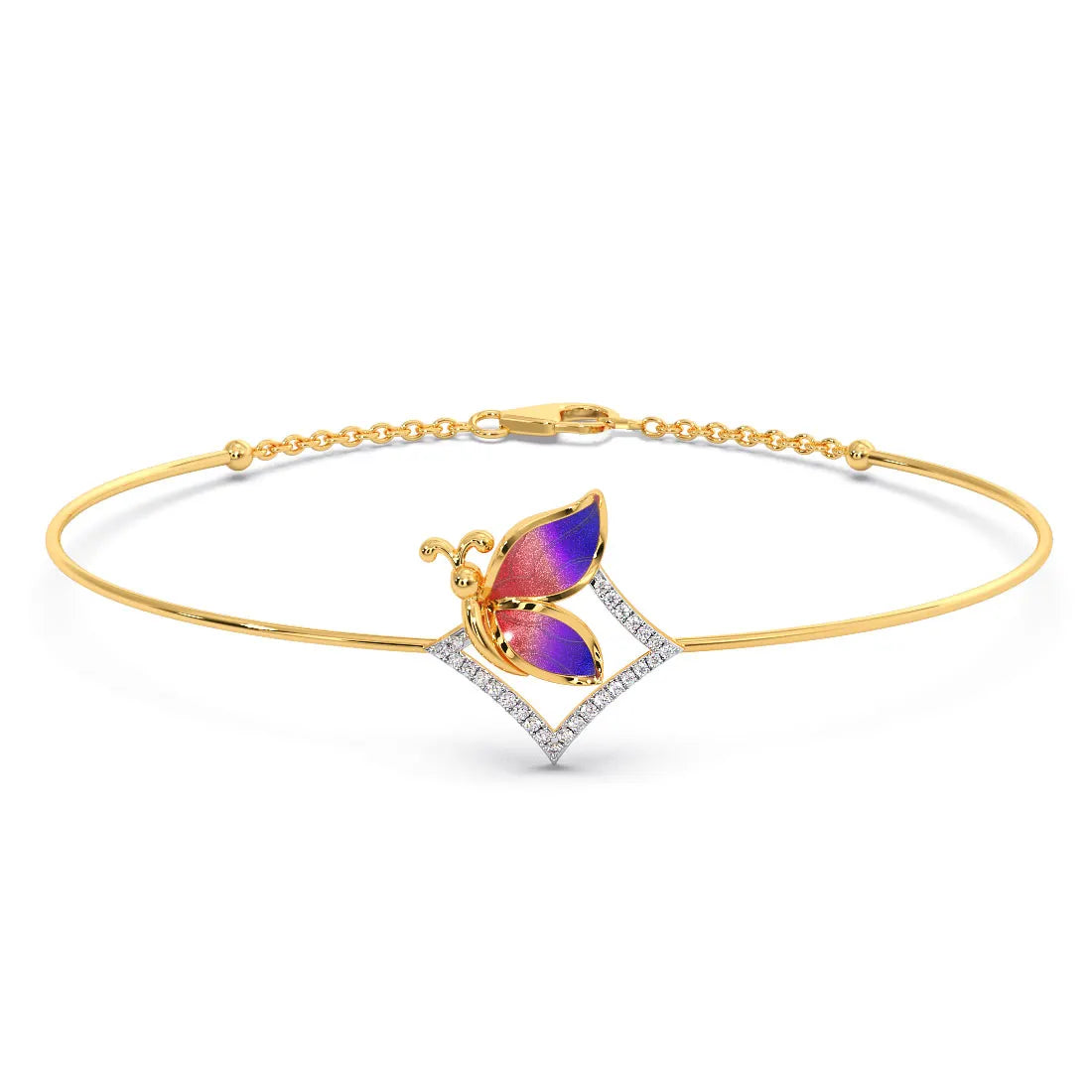 Kimana Butterfly Diamond Bracelet