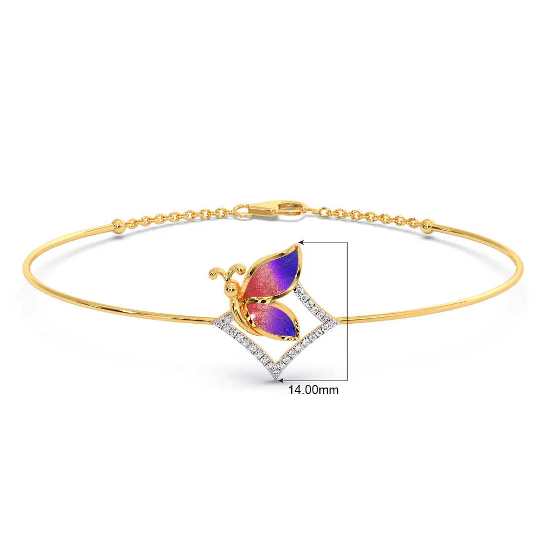 Kimana Butterfly Diamond Bracelet