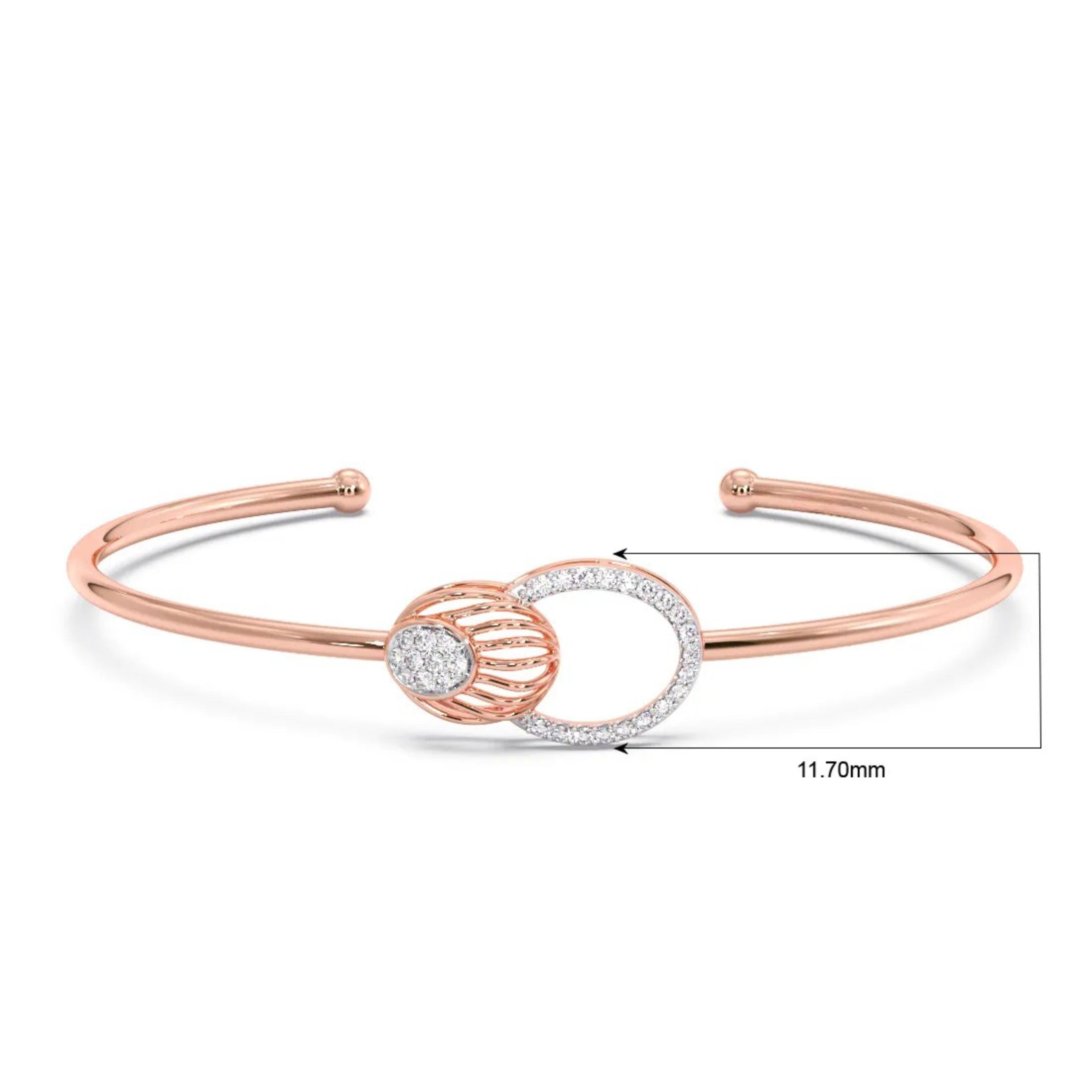 Rudhri Diamond Kada Bracelet