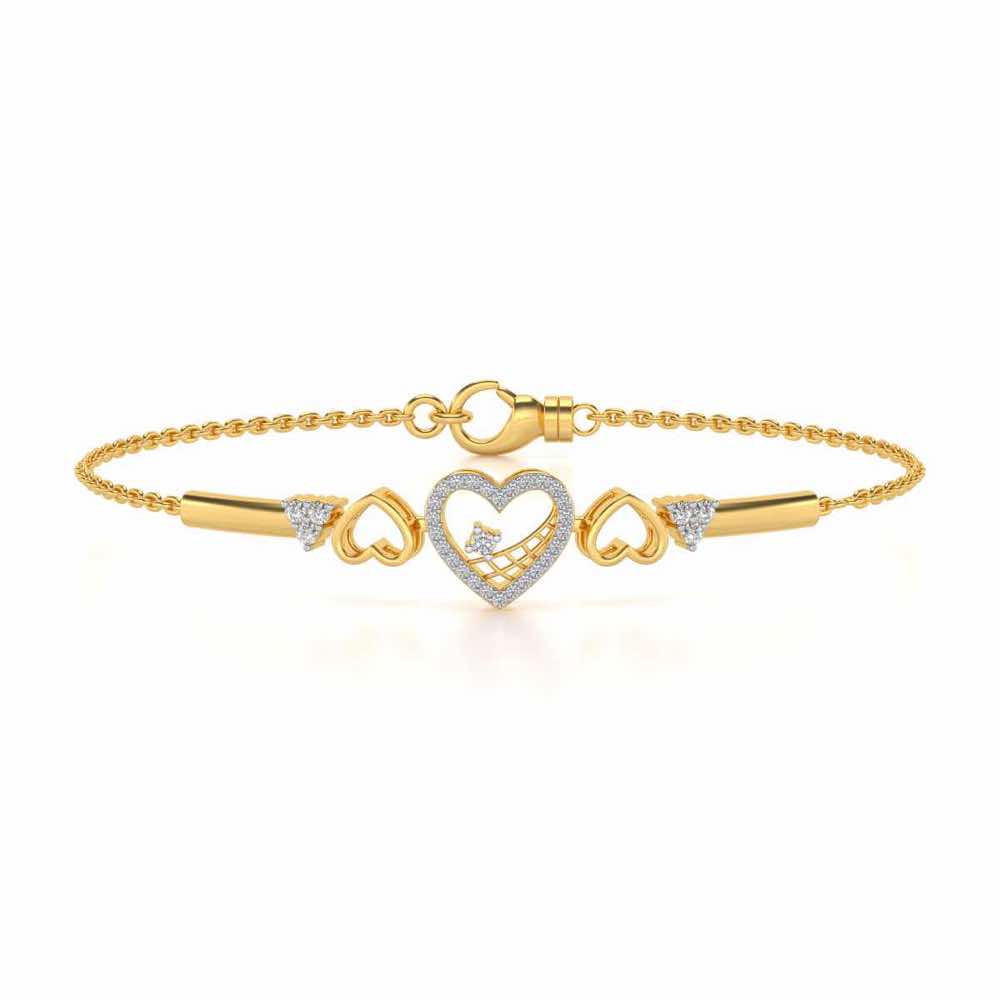 Sway's Heartfelt Diamond Bracelet