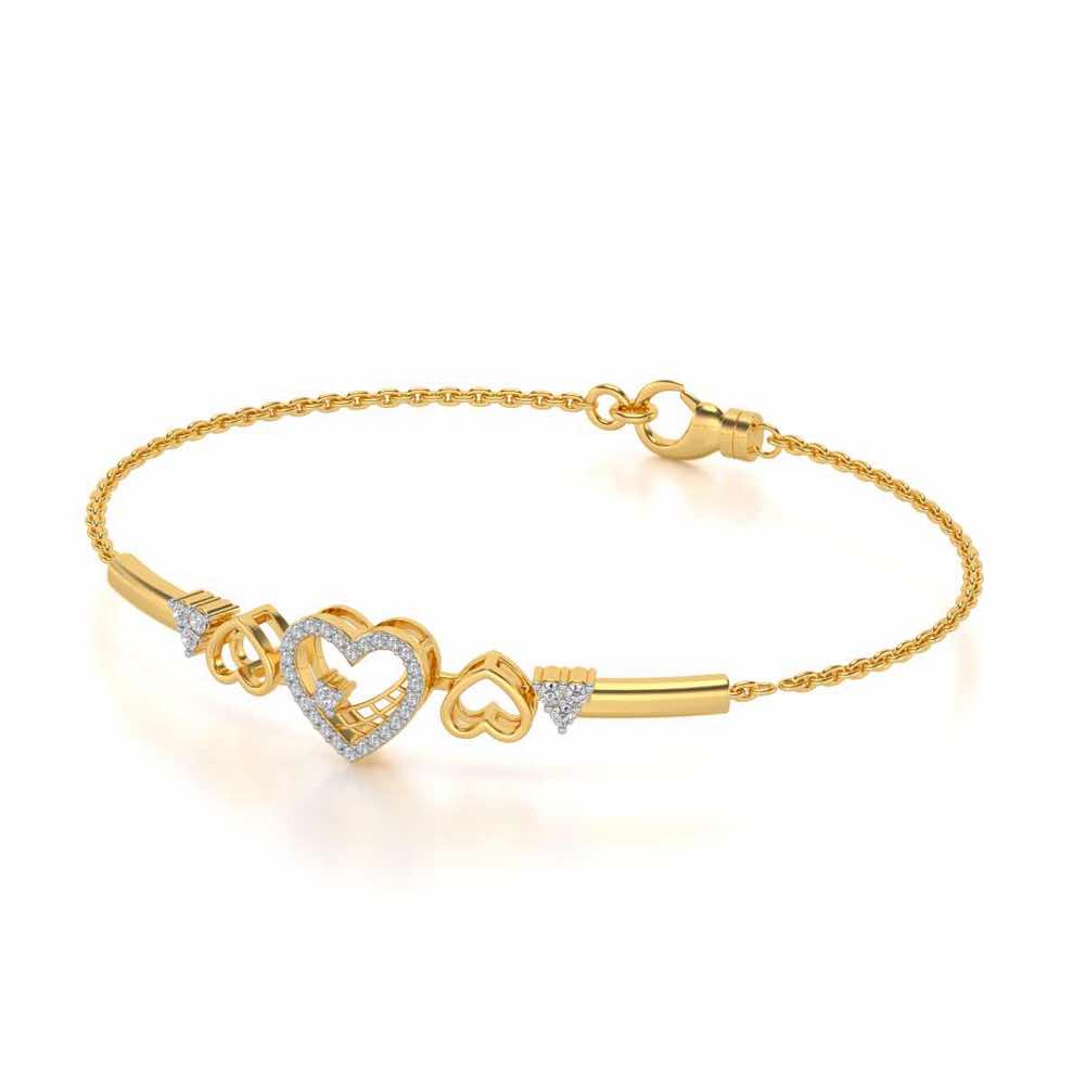 Sway's Heartfelt Diamond Bracelet