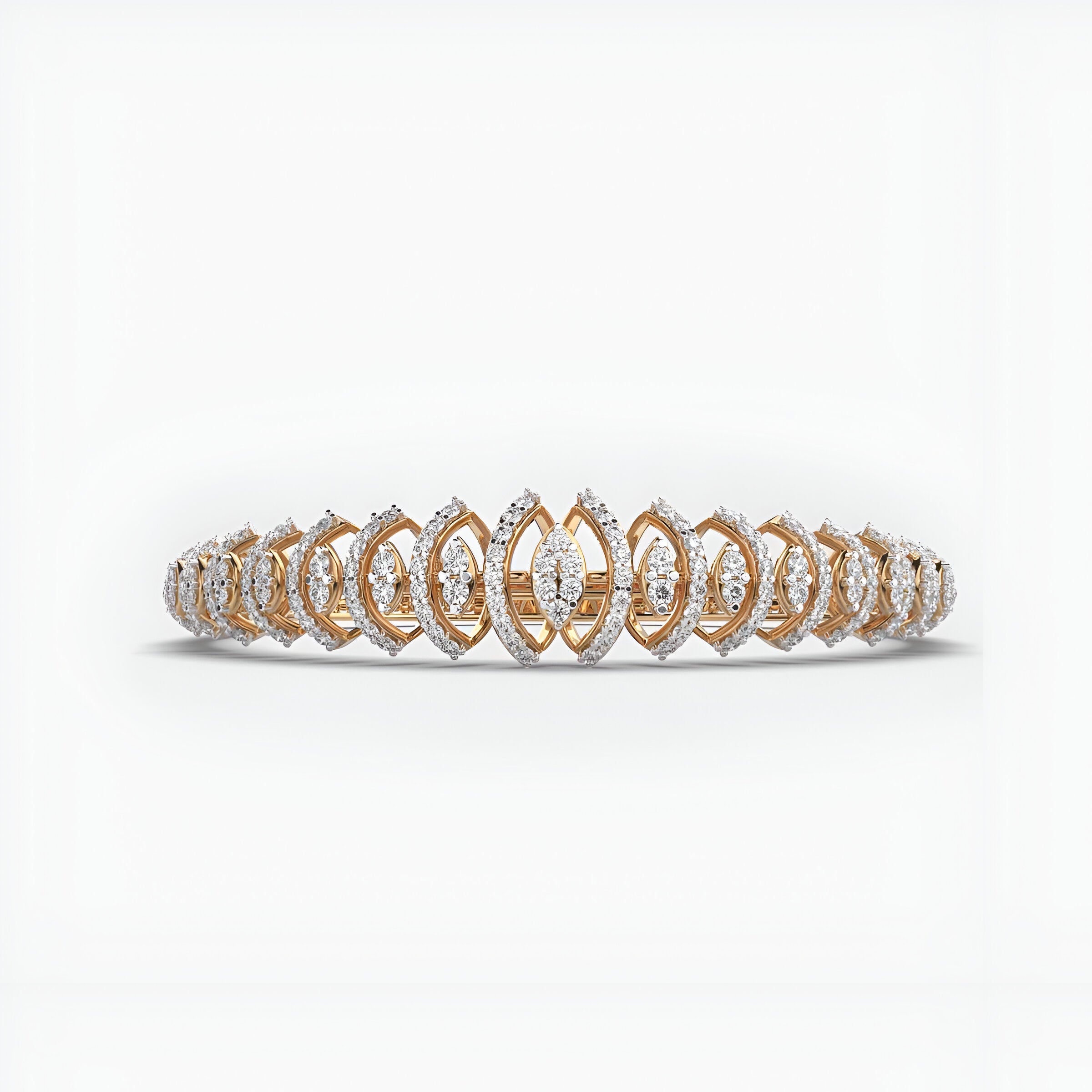 Waves Diamond Bracelet