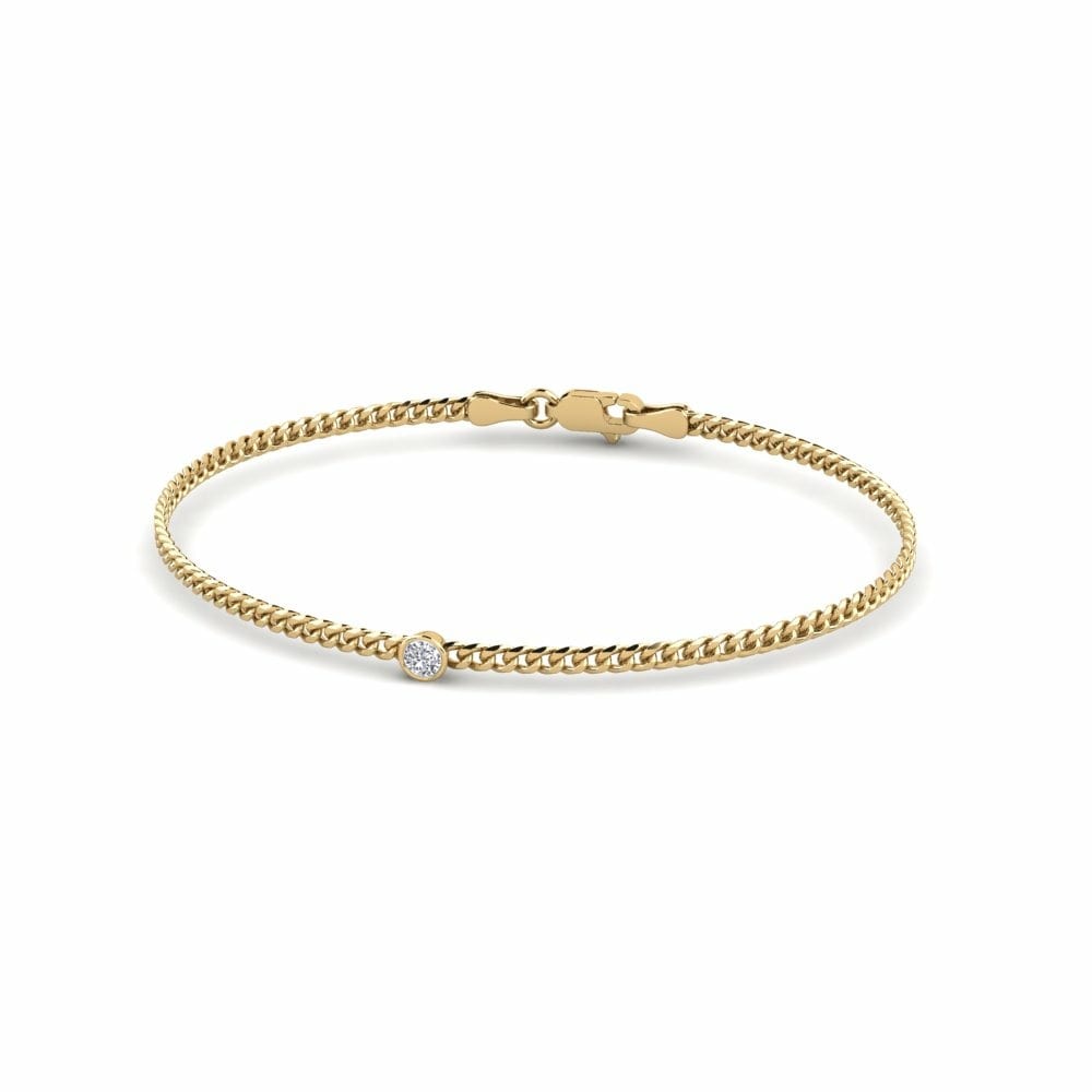 Solitaire 0.10 ct Women's Bracelet