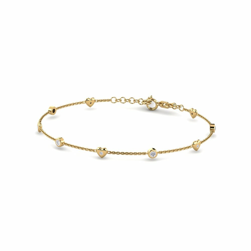 Heart & Diamond Women's Bracelet