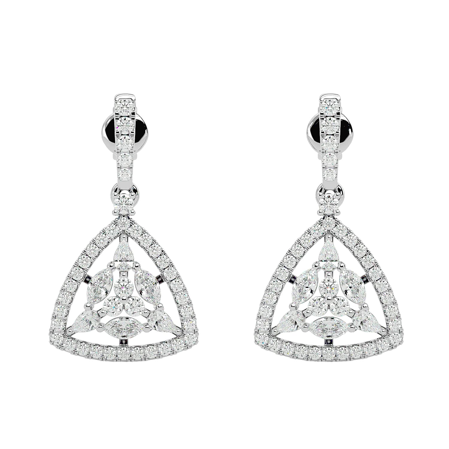 Elliot Diamond Drop Earrings
