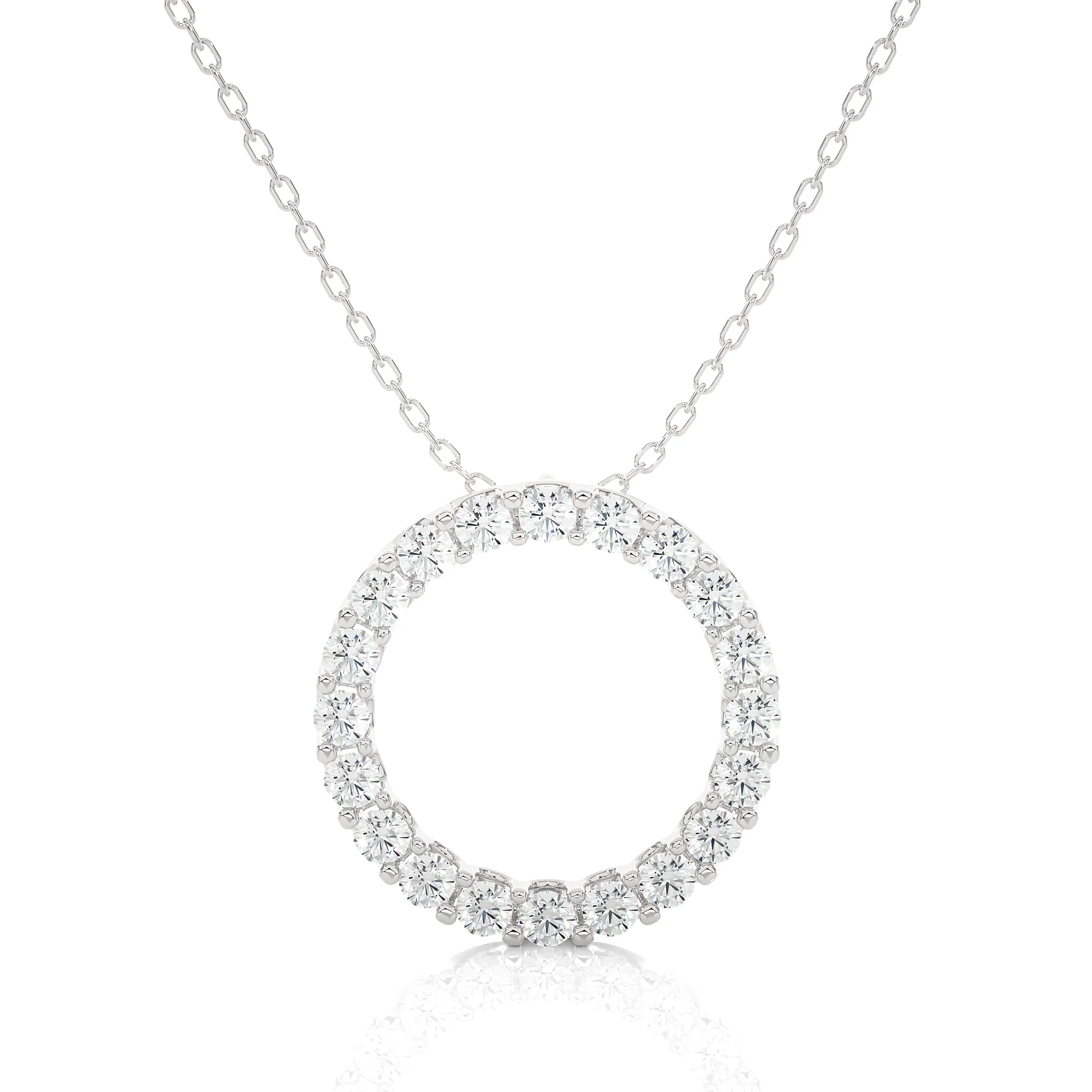 The Circular Orbit Pemdant With Chain