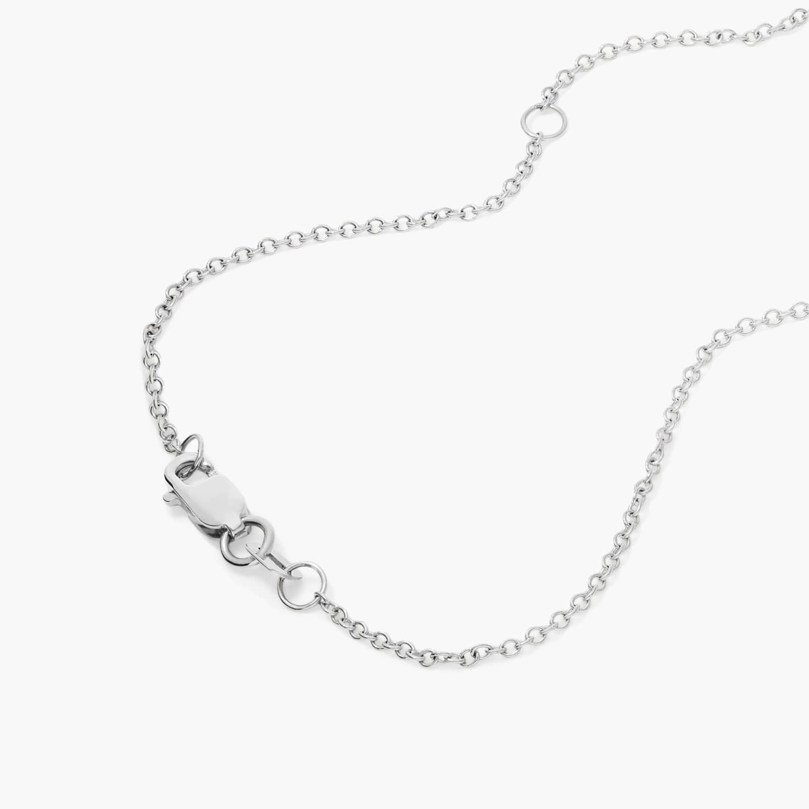 Fancy Bezels Lab Grown Round, Asscher, & Heart Diamond Pendant Necklace