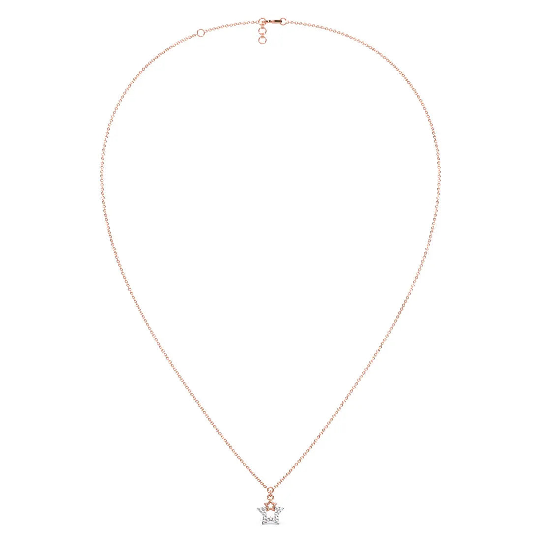 Zenni Star Diamond Pendant Necklace
