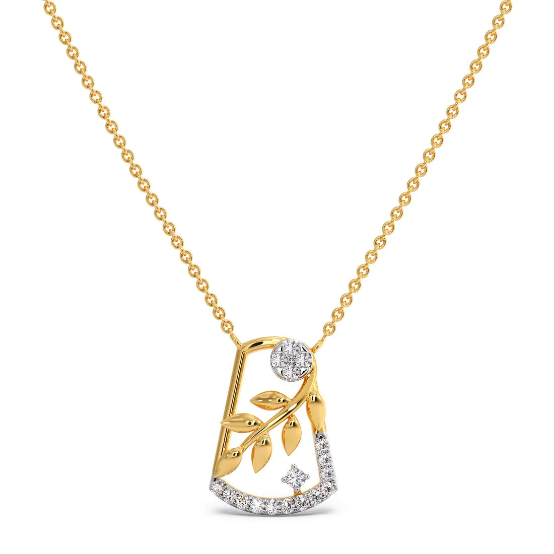 Dreamy Garden Diamond Pendant Necklace