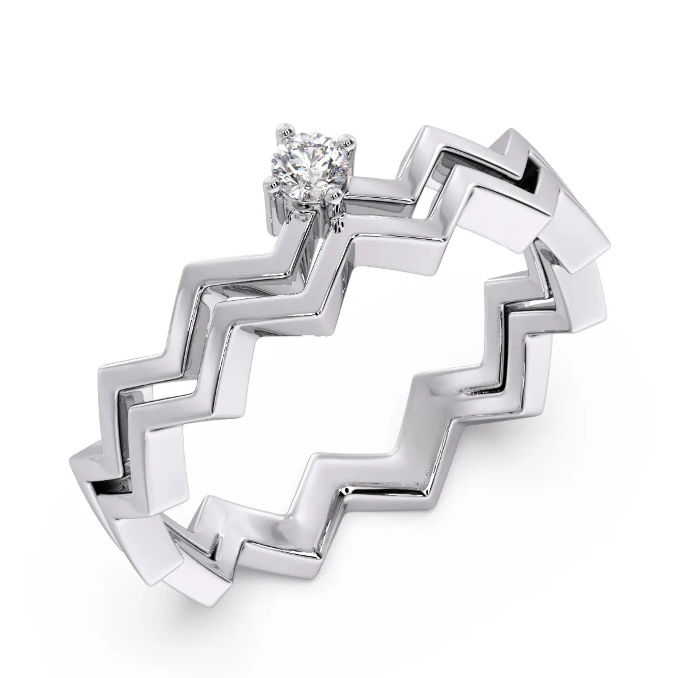 Genera White Gold Diamond Ring