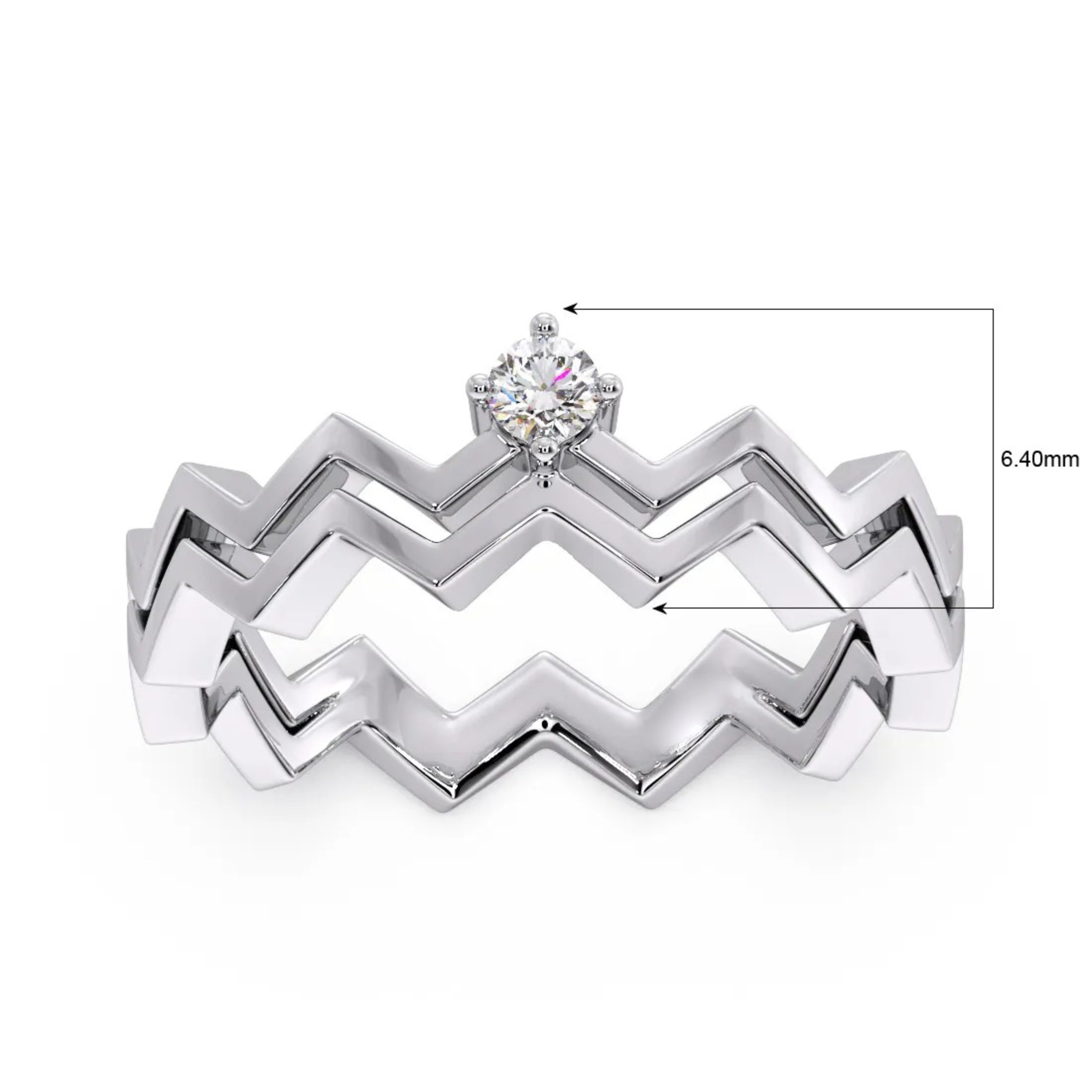 Genera White Gold Diamond Ring