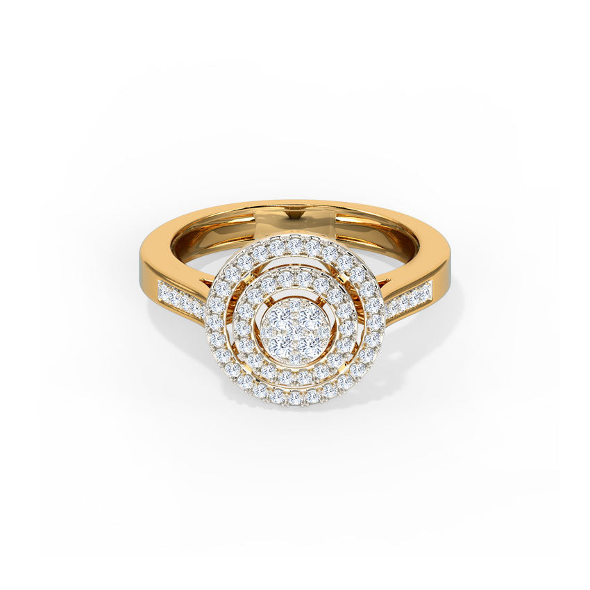 Duo Halostable Diamond Ring