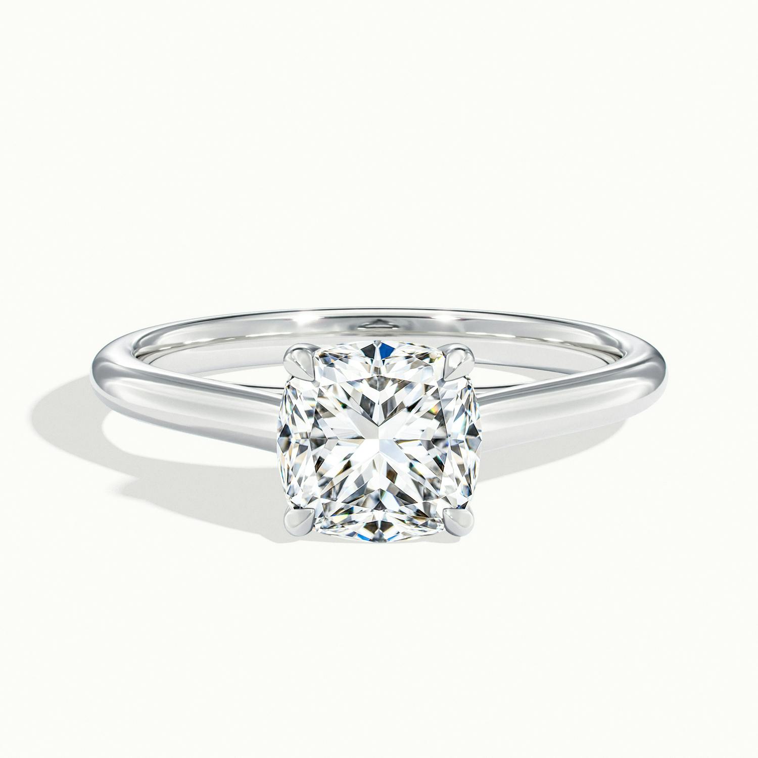 Cushion Temple Engagement Ring (Cushion)