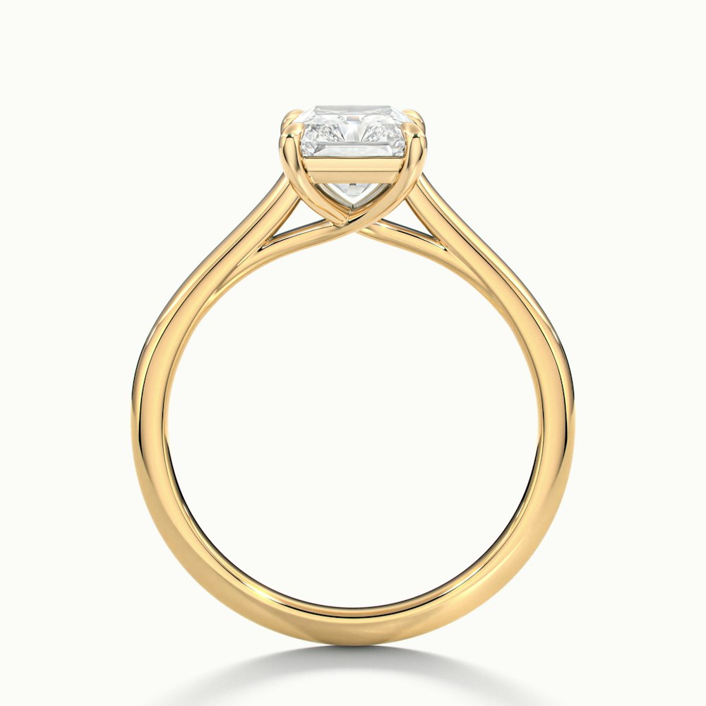 Radiant Temple Engagement Ring
