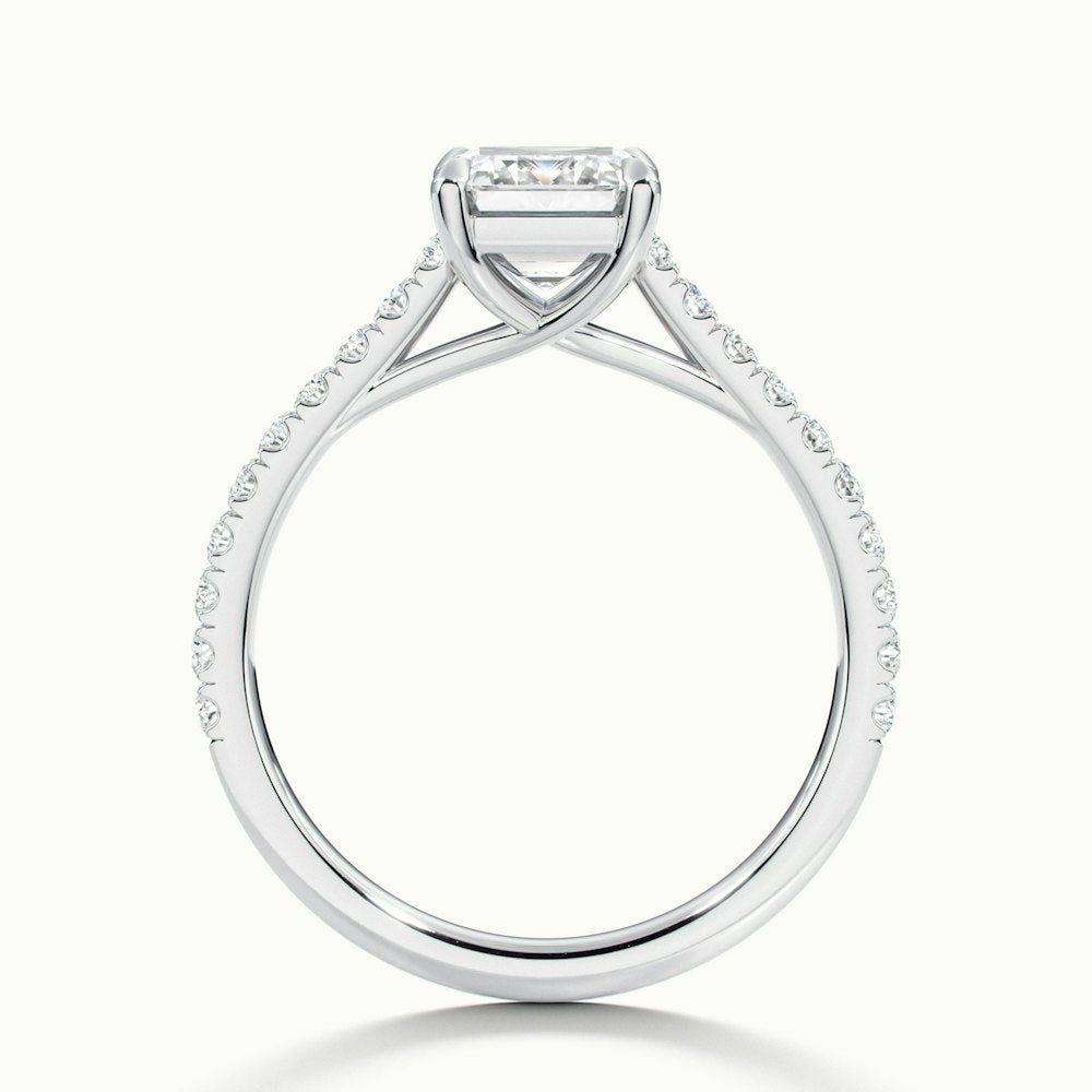 Emerald Temple Scallop Engagement Ring.