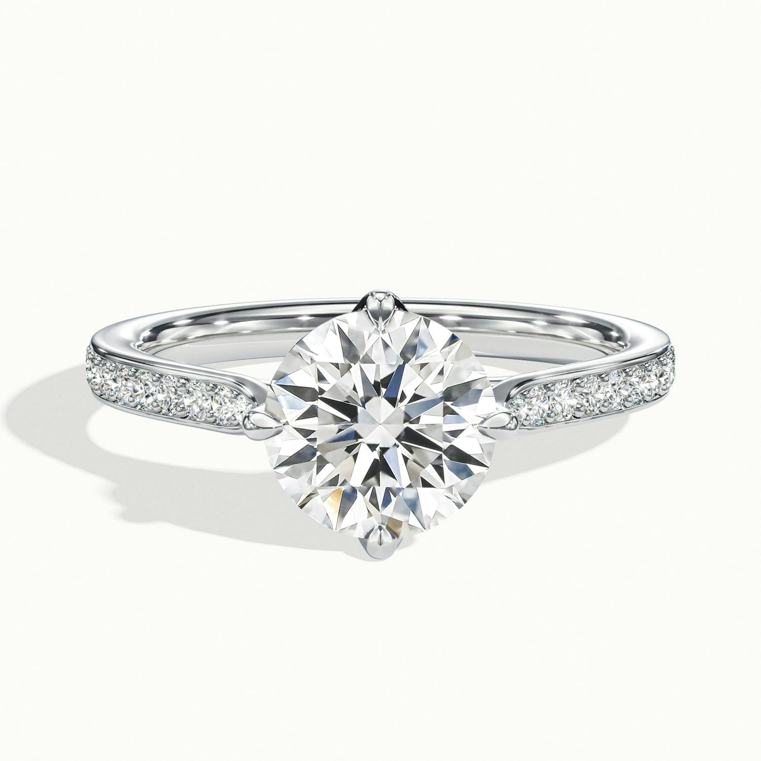 Round Loren Pavé Engagement Ring