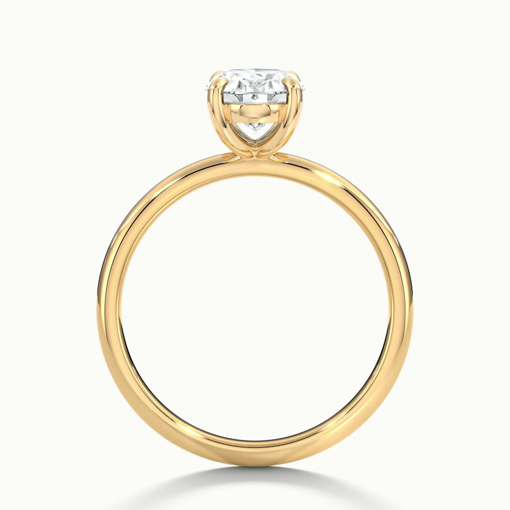 Oval Portman Plain Engagement Ring
