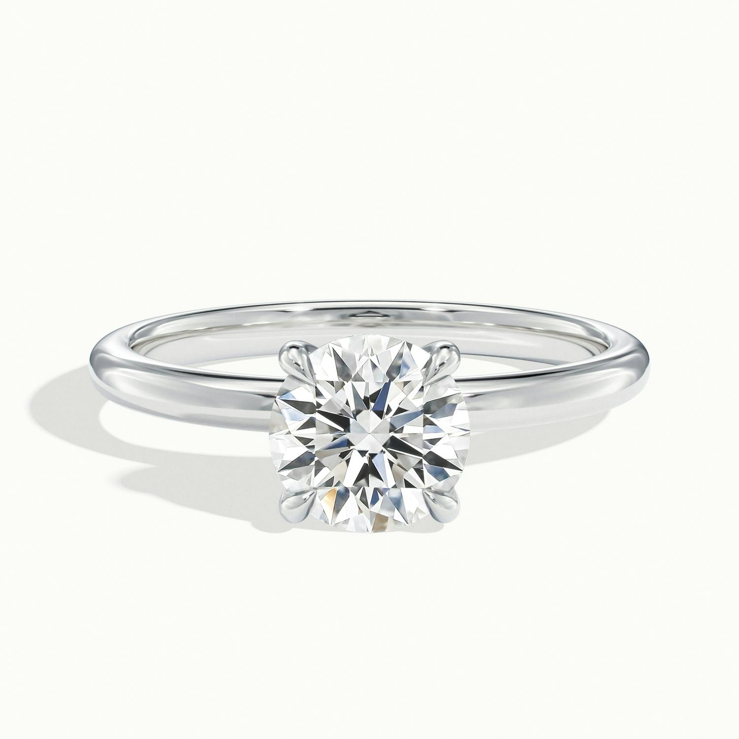 Round Portman Plain Engagement Ring.
