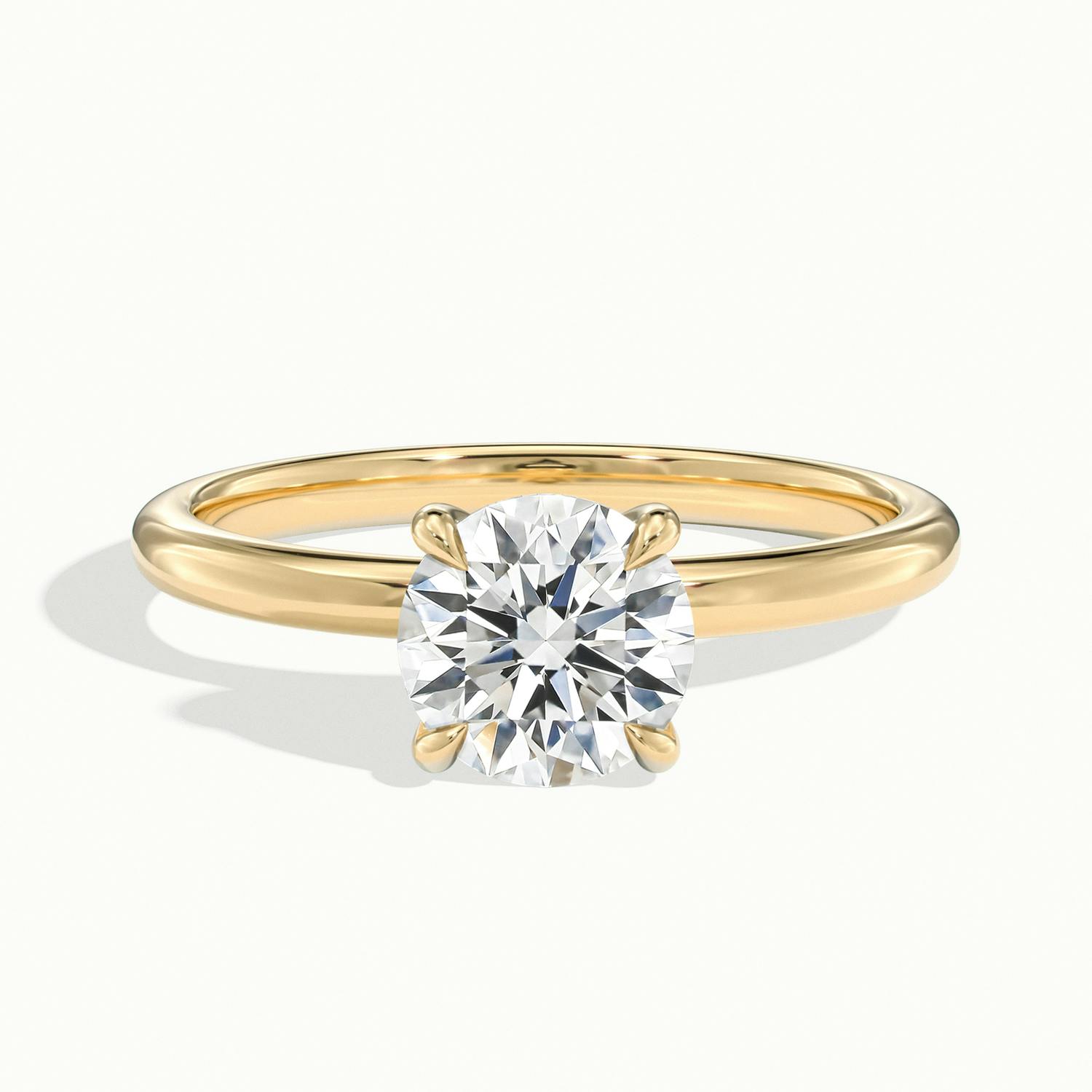 Round Portman Plain Engagement Ring.