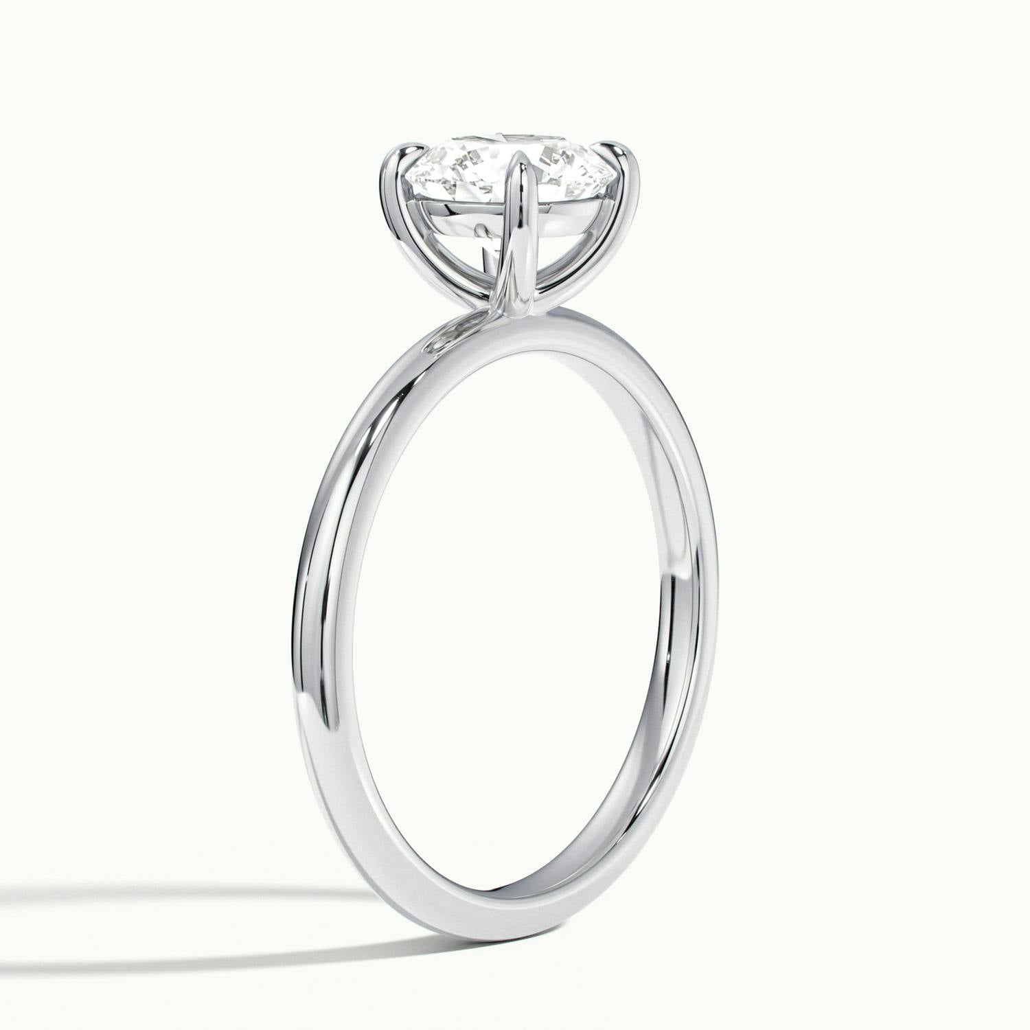 Round Portman Plain Engagement Ring.