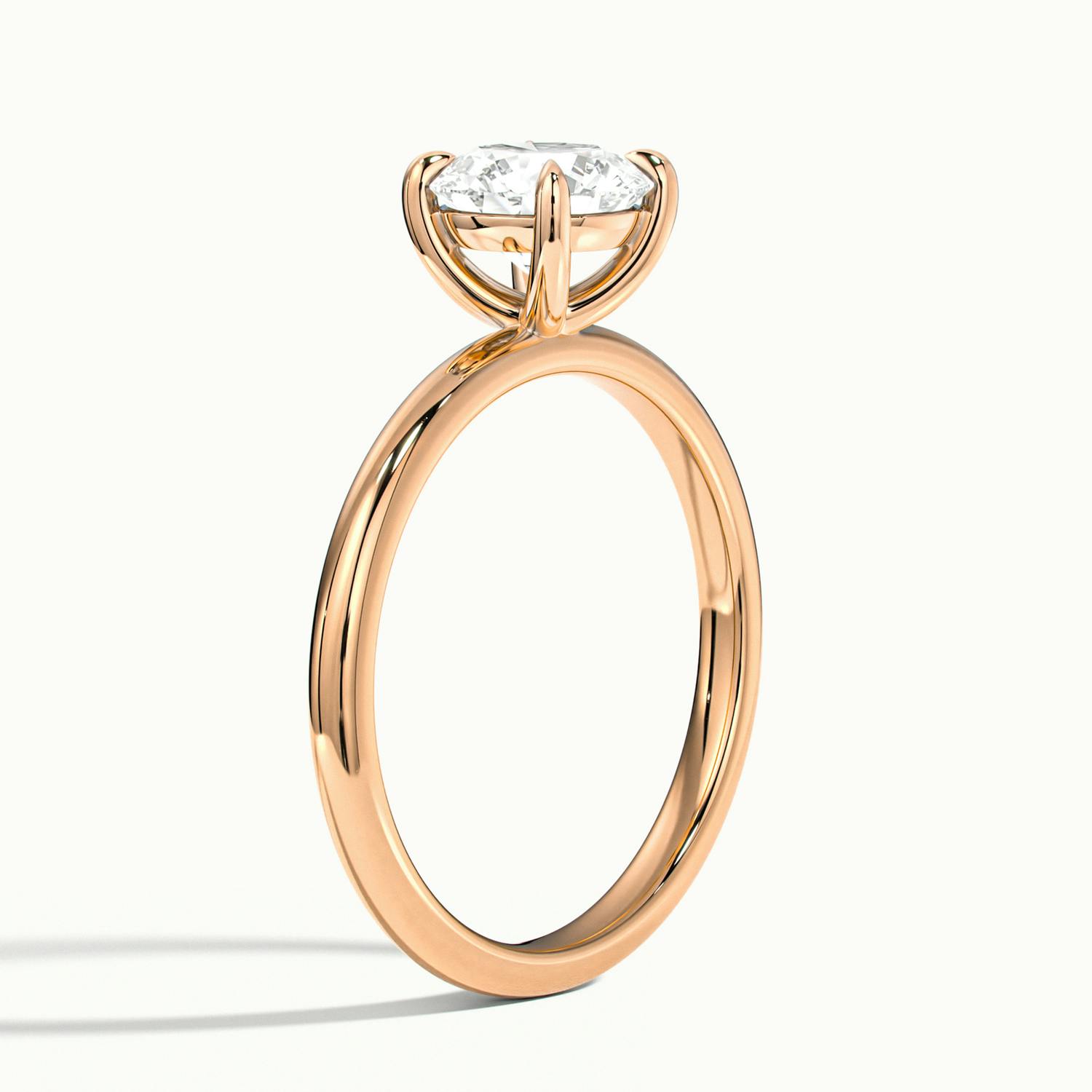 Round Portman Plain Engagement Ring.