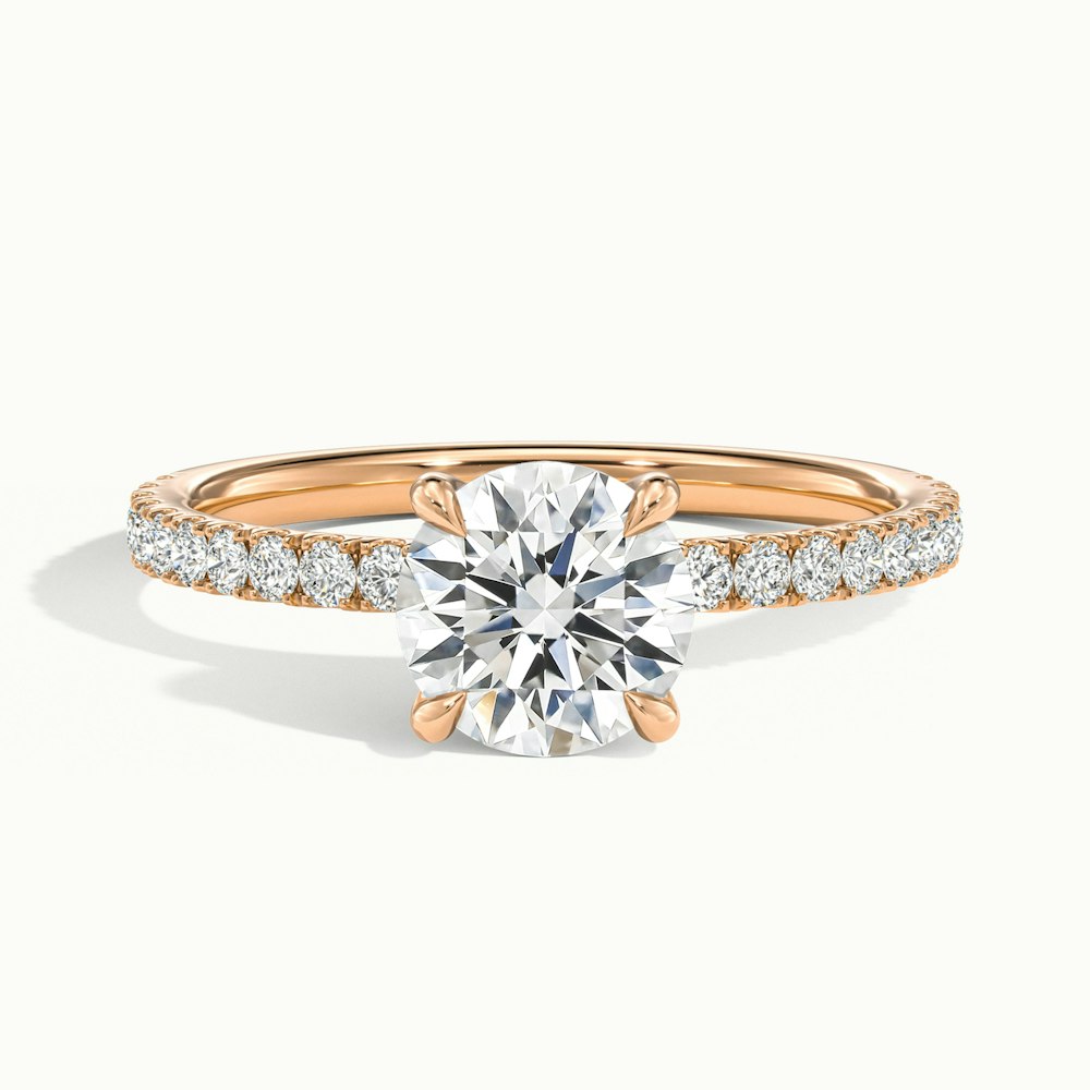 Round Portman Scallop Engagement Ring