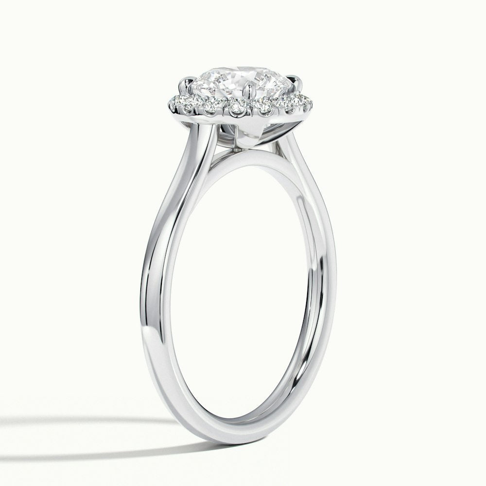 Round Oberon Plain Engagement Ring.