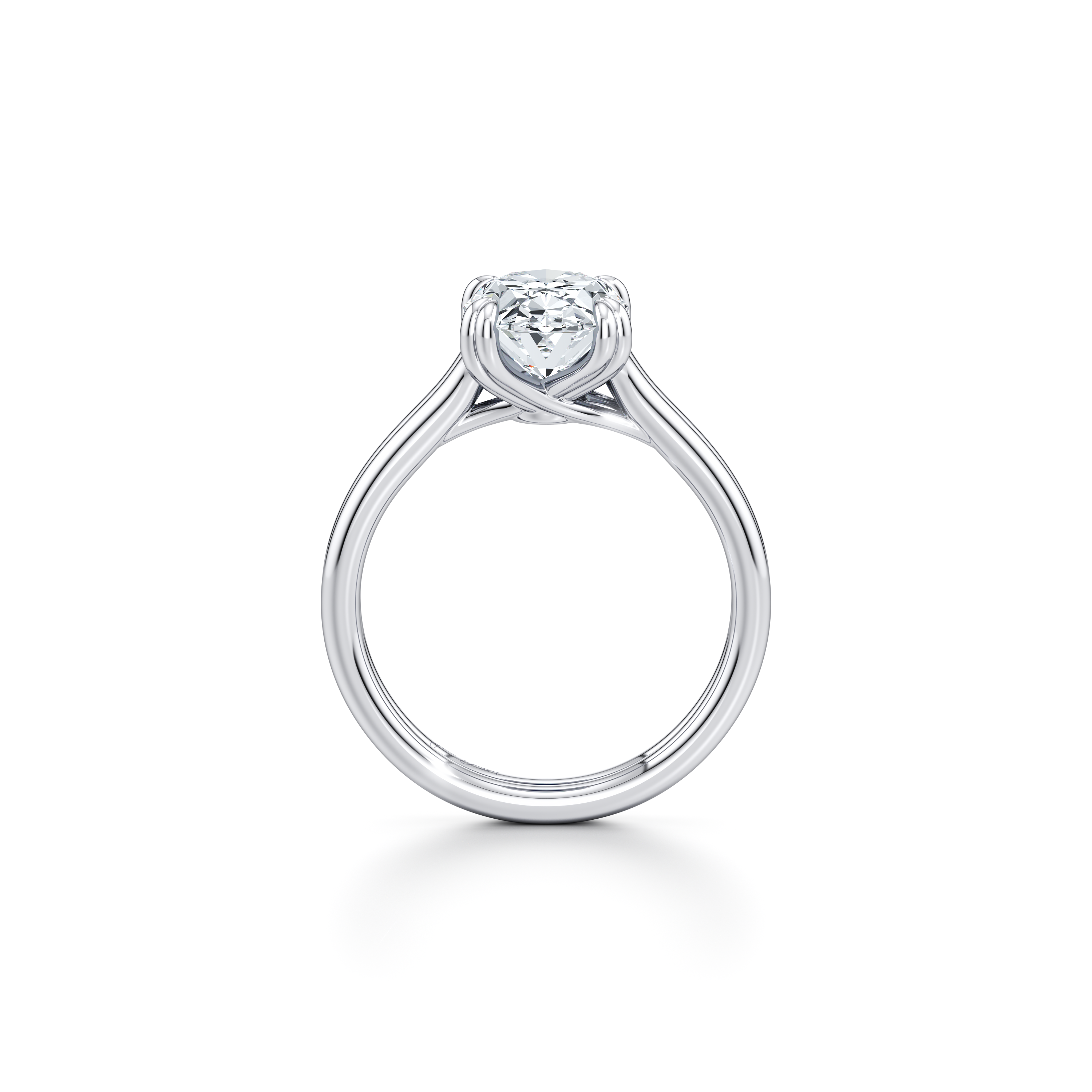 lilye Oval Solitaire Lab Diamond Engagement Ring