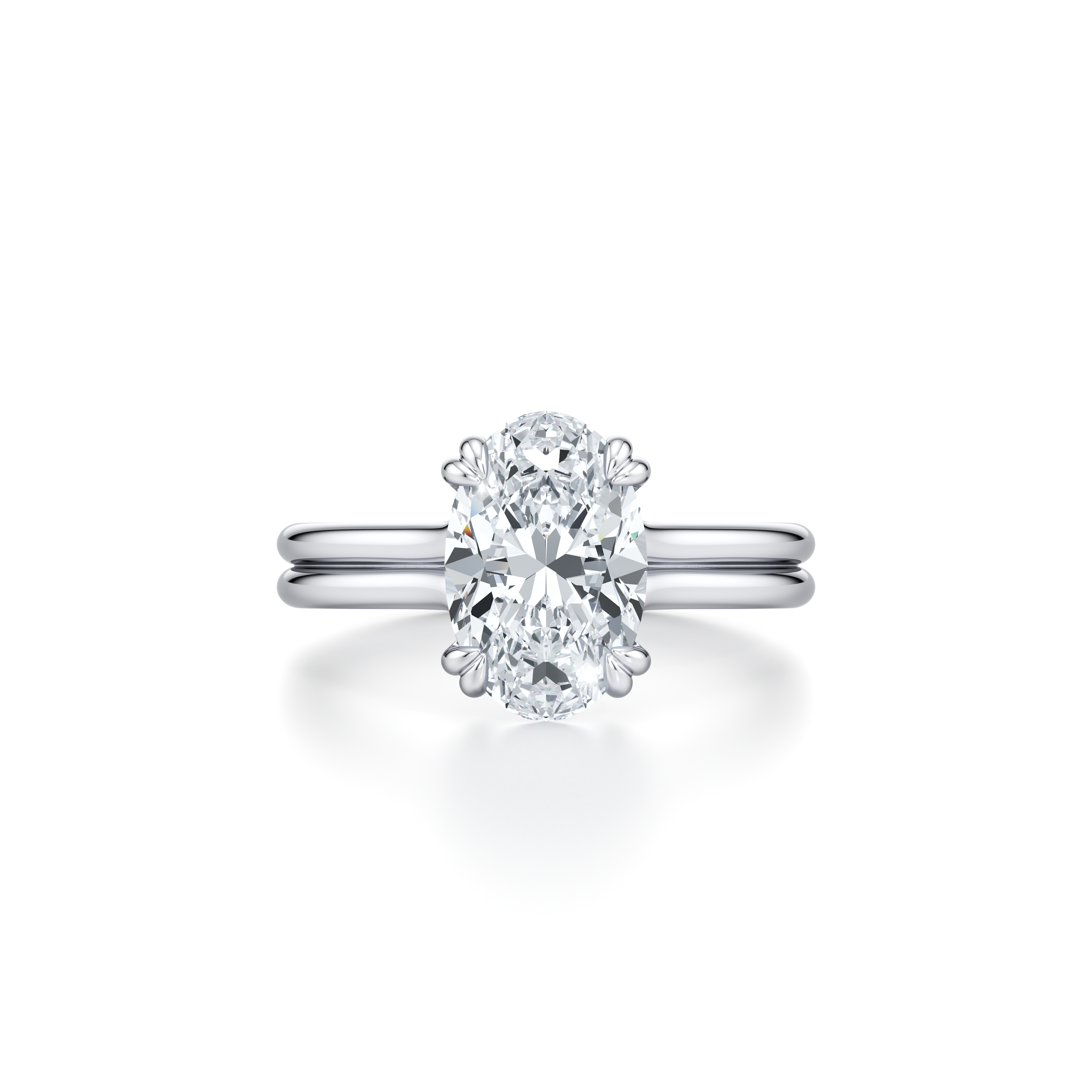 lilye Oval Solitaire Lab Diamond Engagement Ring
