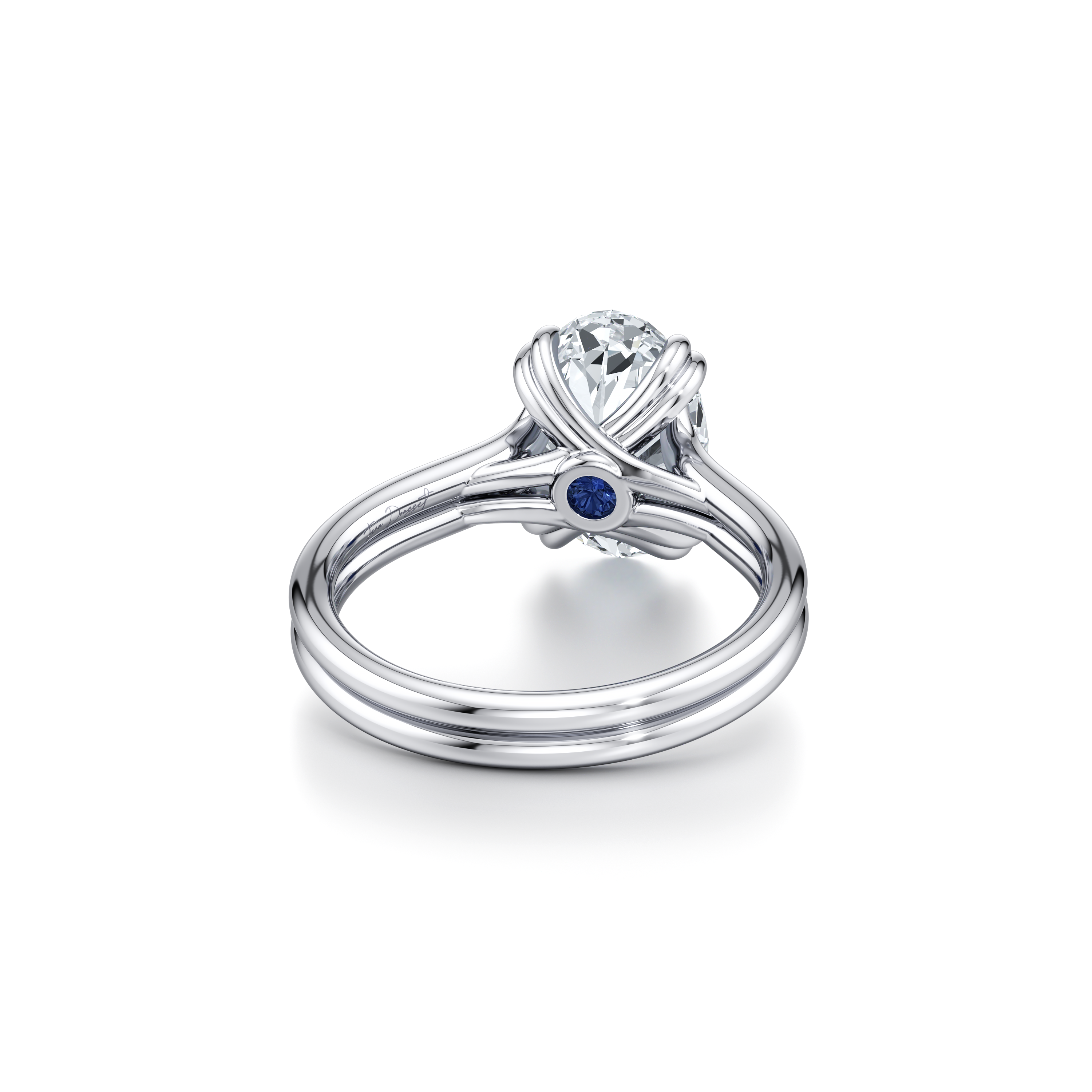 lilye Oval Solitaire Lab Diamond Engagement Ring