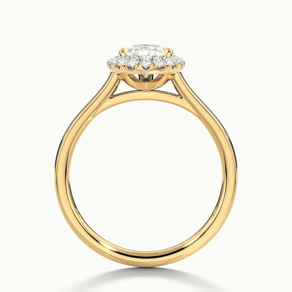 Pear Oberon Plain Engagement Ring.