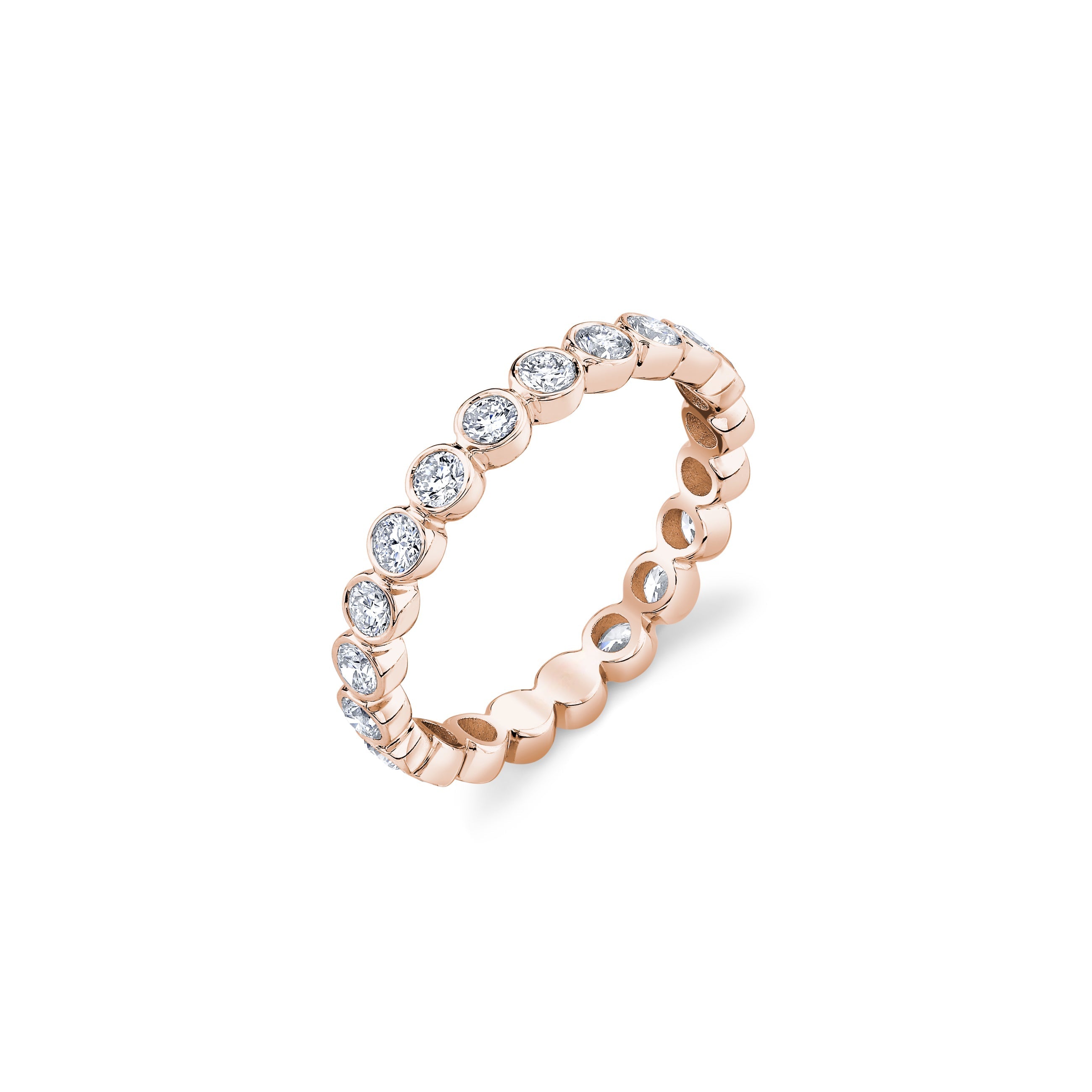 Bezelset Lab Diamond Eternity Band