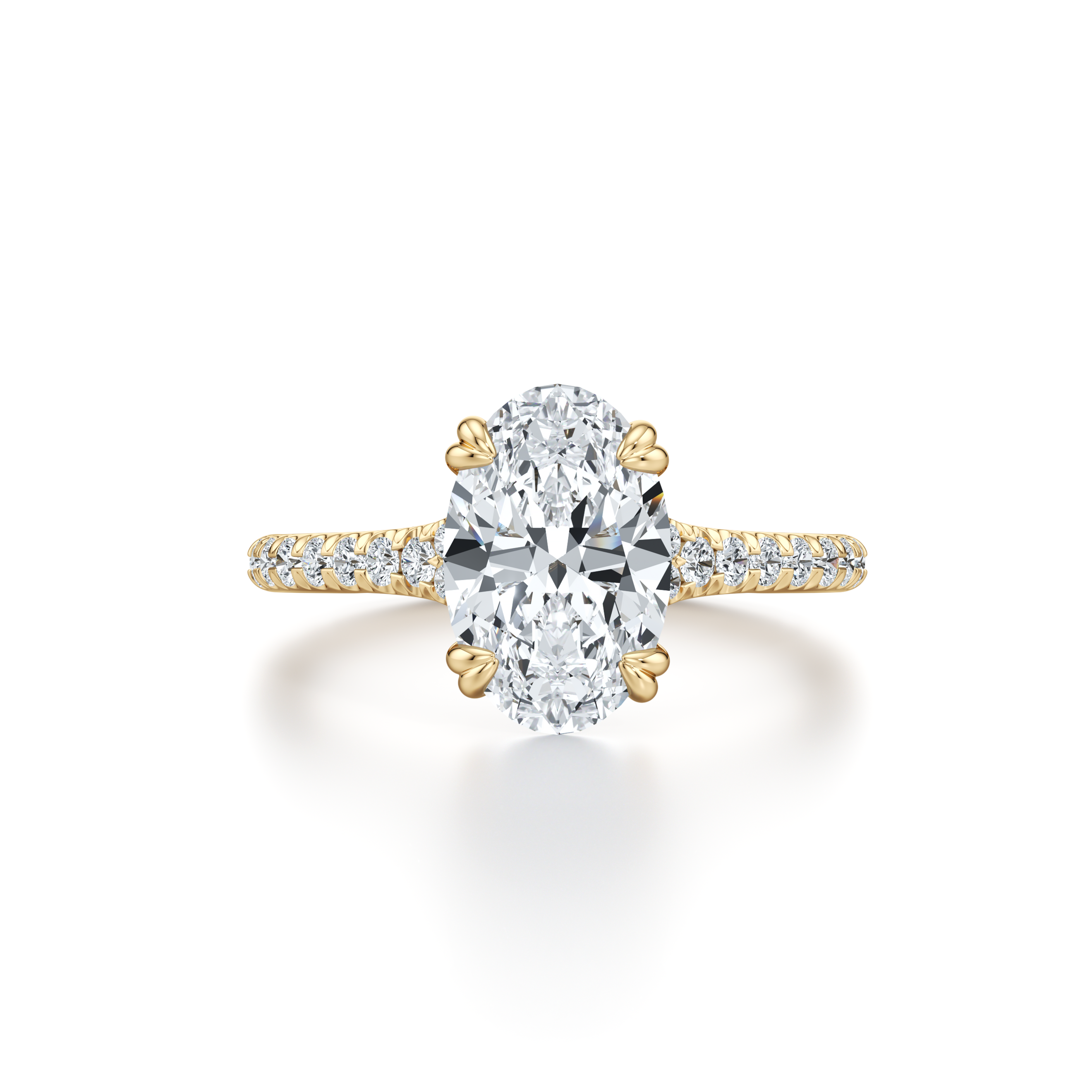 Ellen Oval Solitaire Lab Diamond Engagement Ring