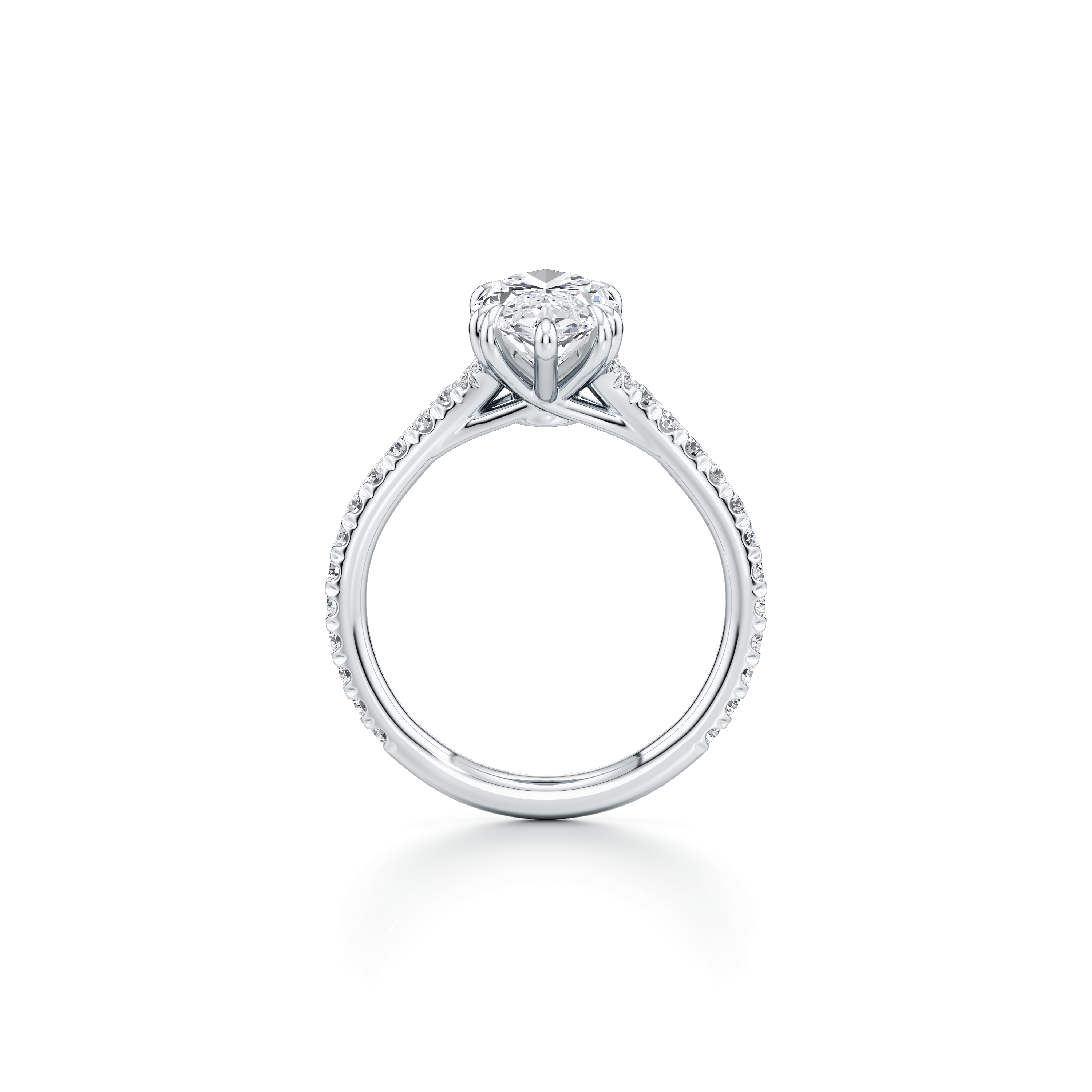 Ellen Marquise Solitaire Lab Diamond Engagement Ring