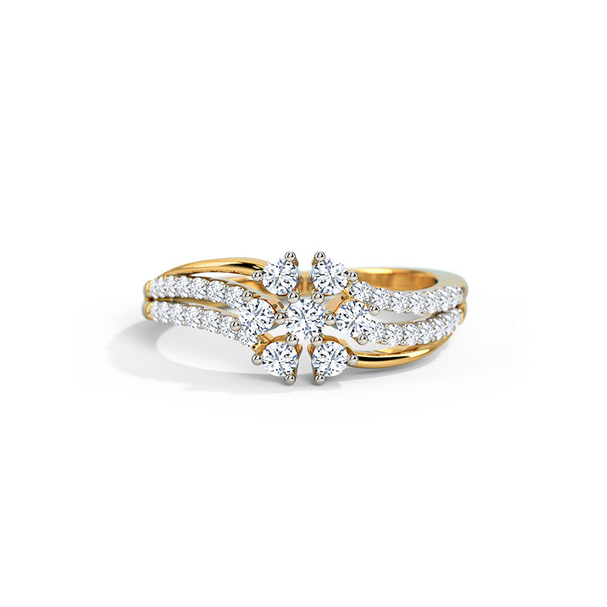 Flora Clone Diamond Ring