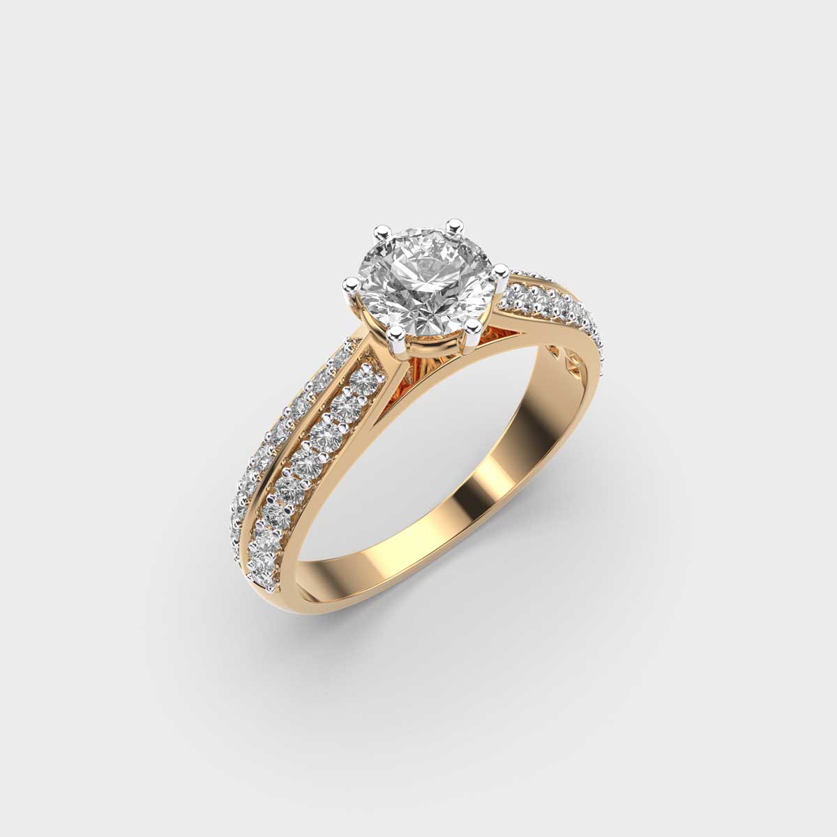 50 Cent Timeless Solitaire Ring