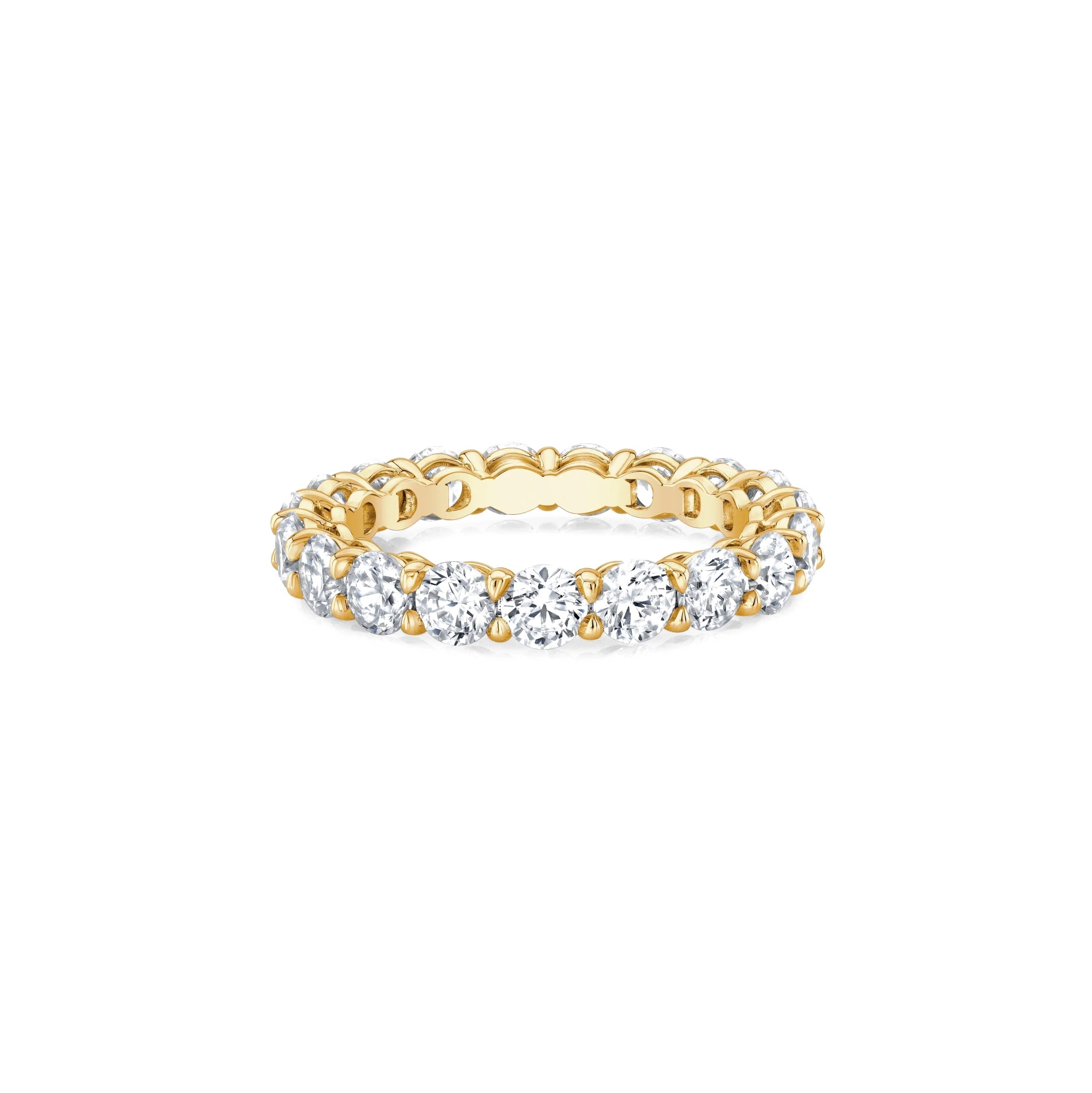 Olivia Round Brilliant Lab Diamond Eternity Band