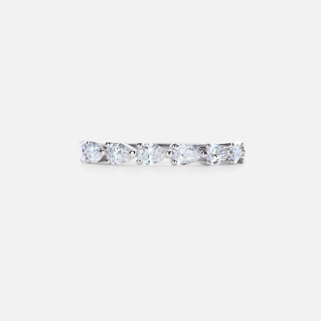 PEAR DIAMOND ETERNITY RING