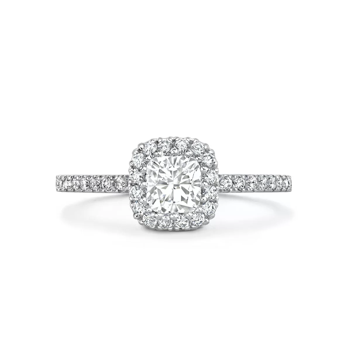 Cushion Cut Diamond Engagement Ring