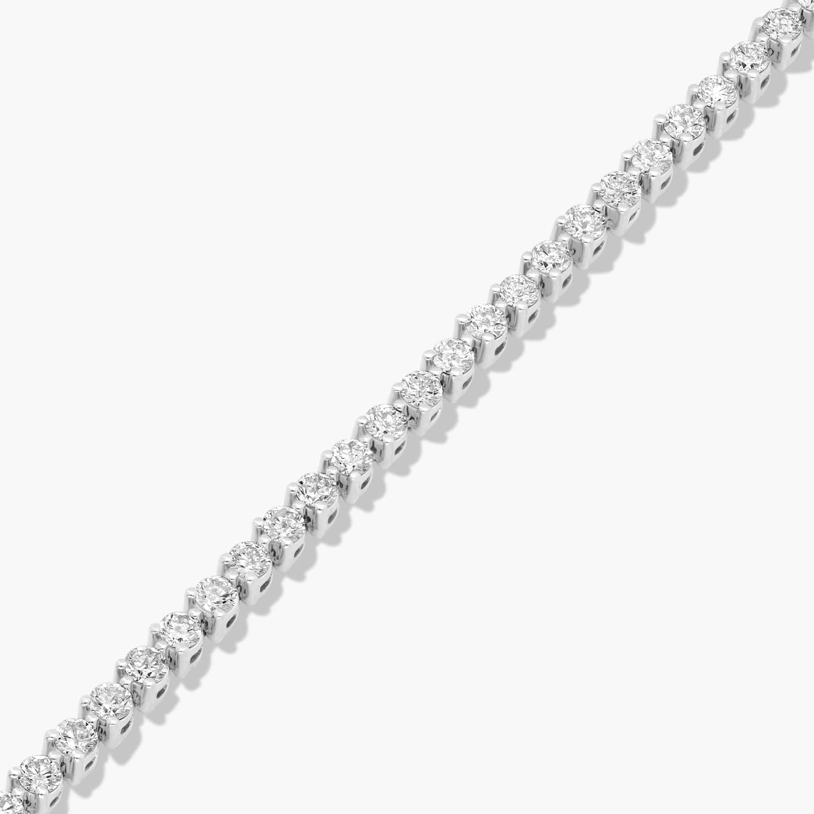 3.00 Ct Three Prong Diamond Tennis Bracelet