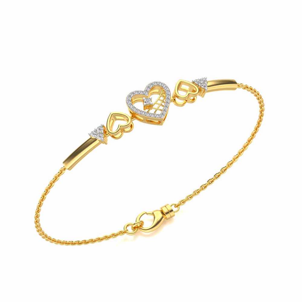 Sway's Heartfelt Diamond Bracelet